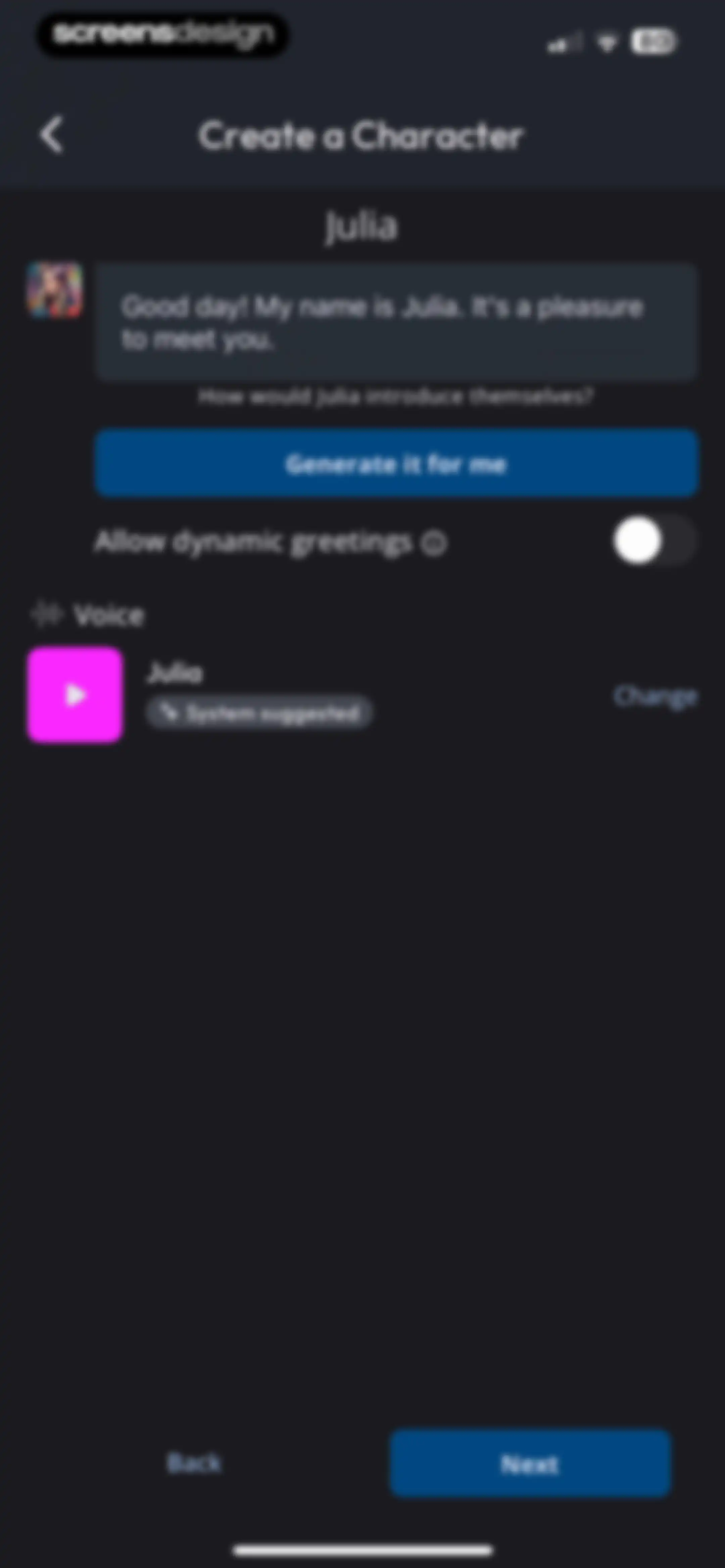 Character AI: Chat, Talk, Text screen 53