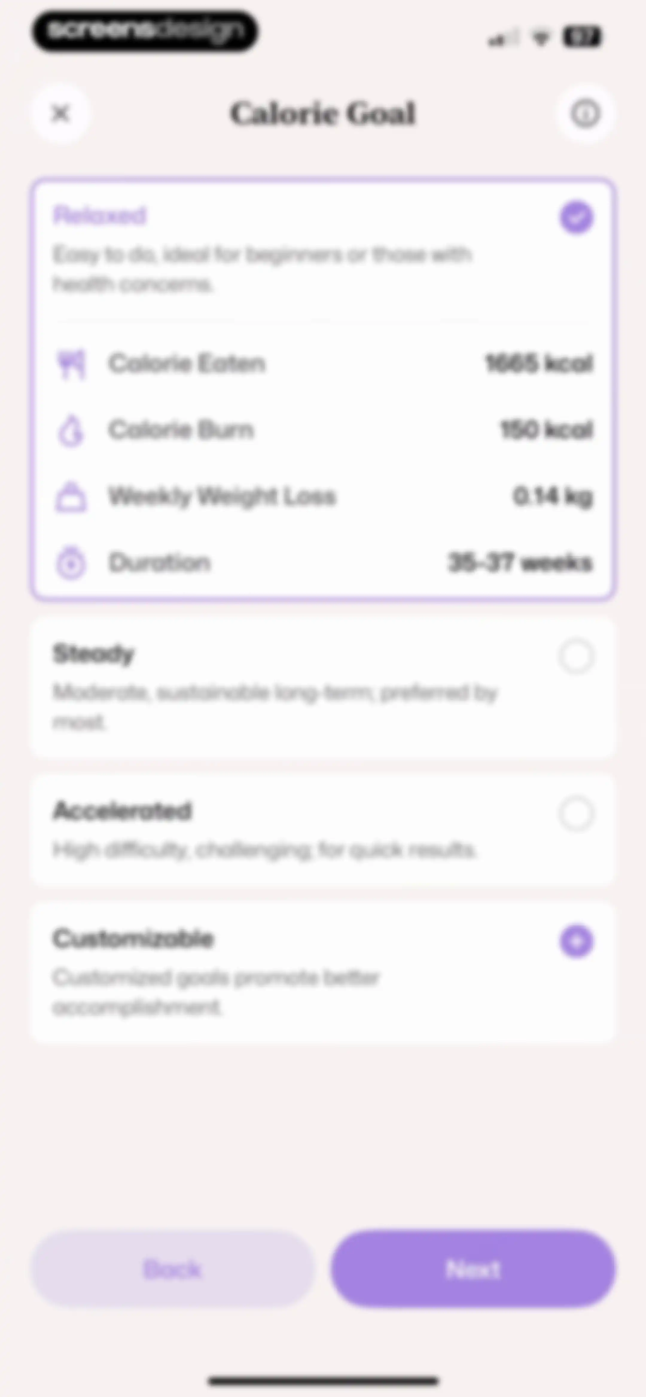 Well AI: Improve Well-being screen 97