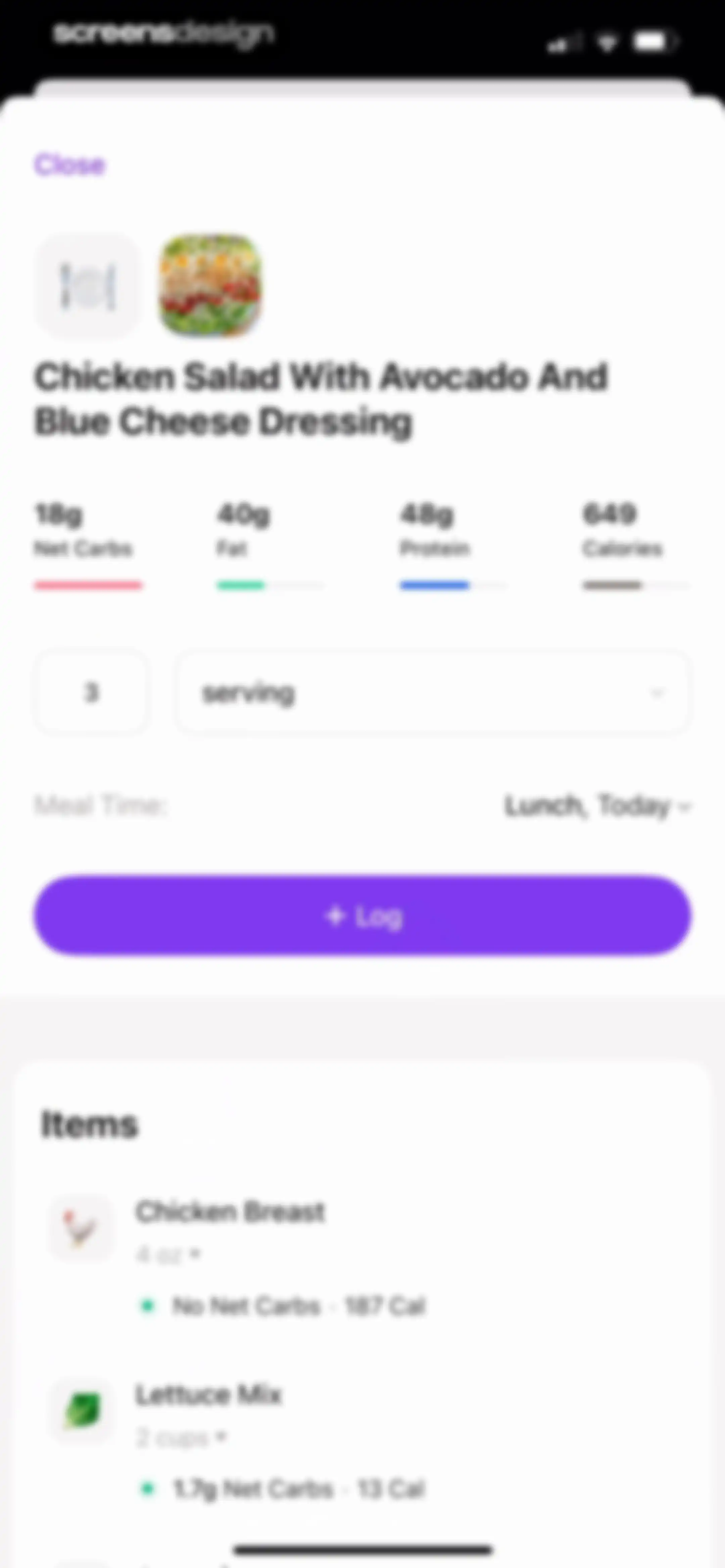 Keto Diet App － Carb Tracker screen 158