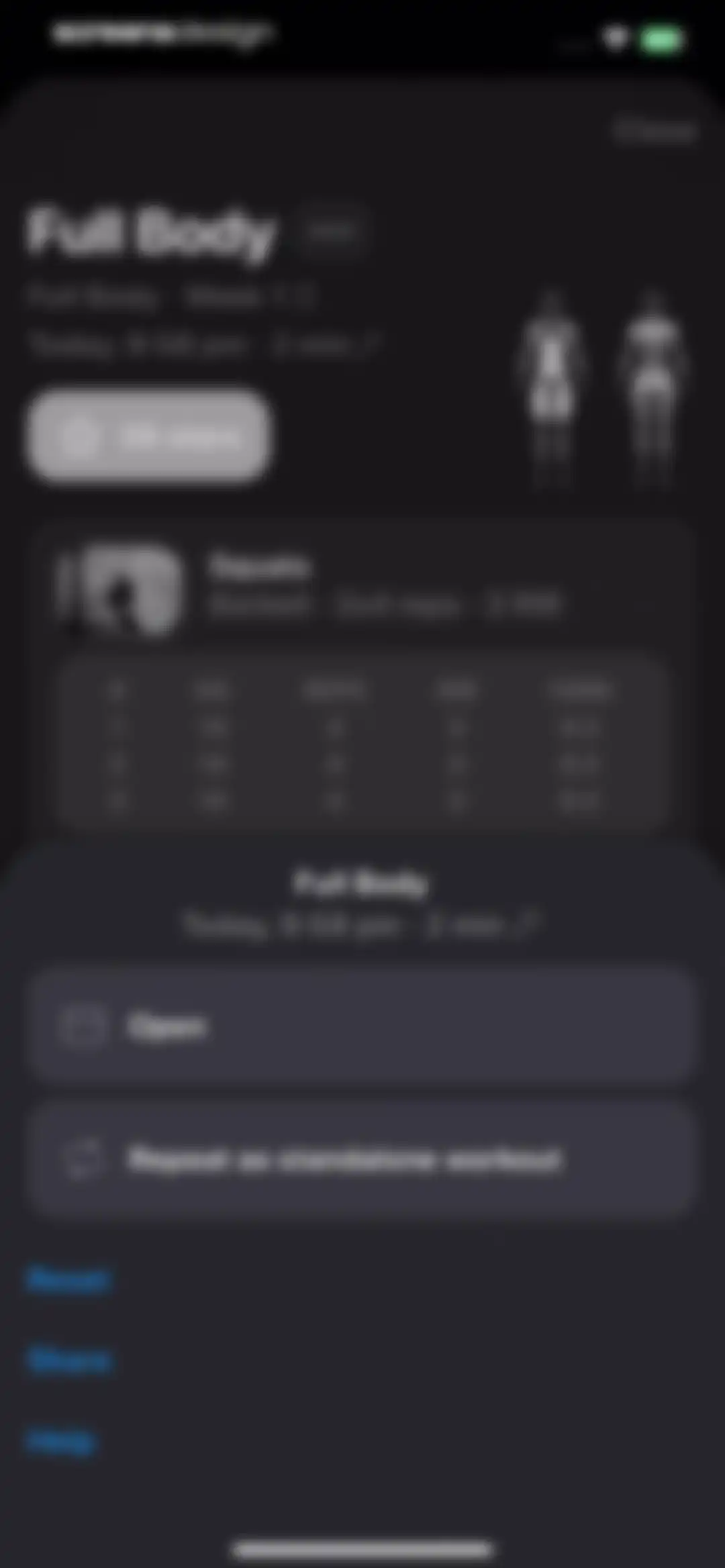 Gym Workout Alpha Progression screen 54