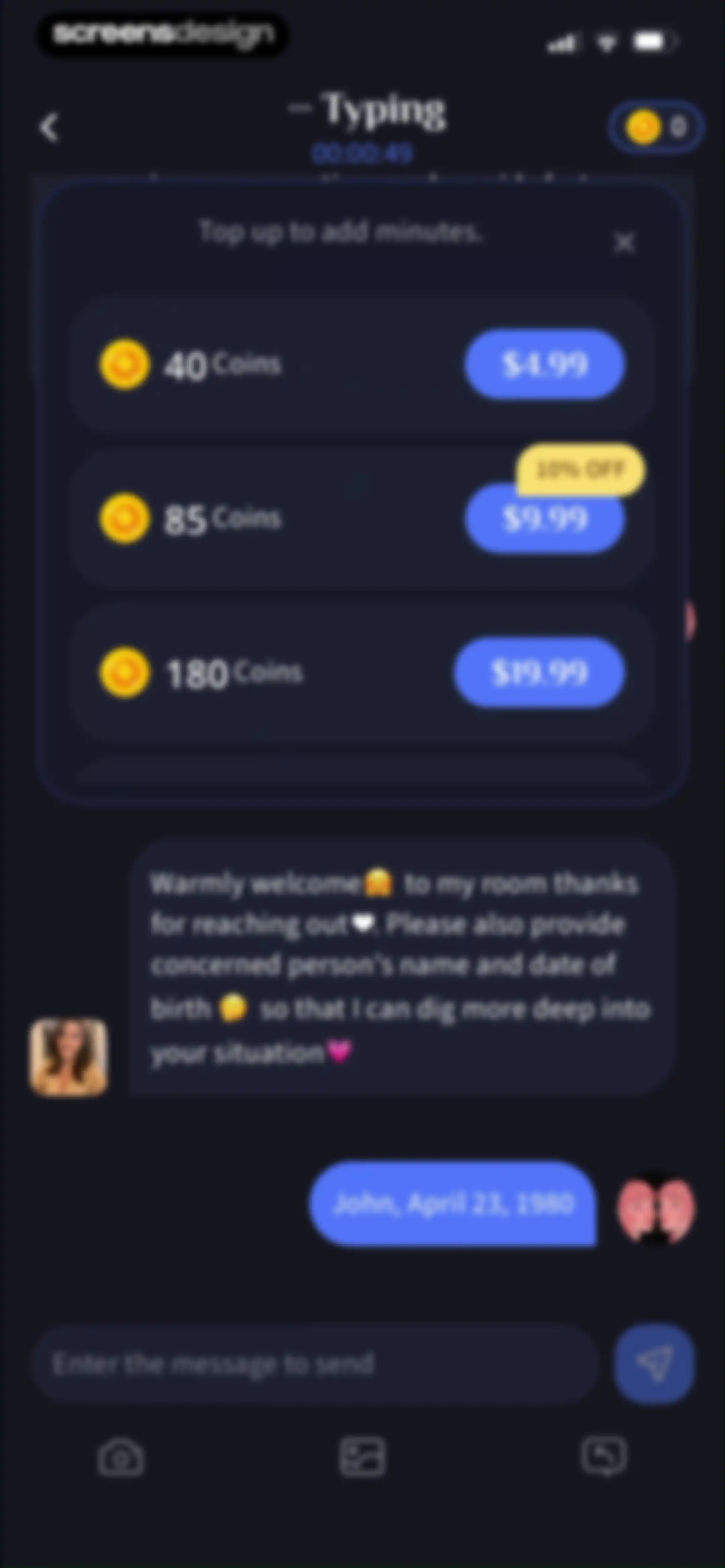 HealTalk - Text Reading screen 68