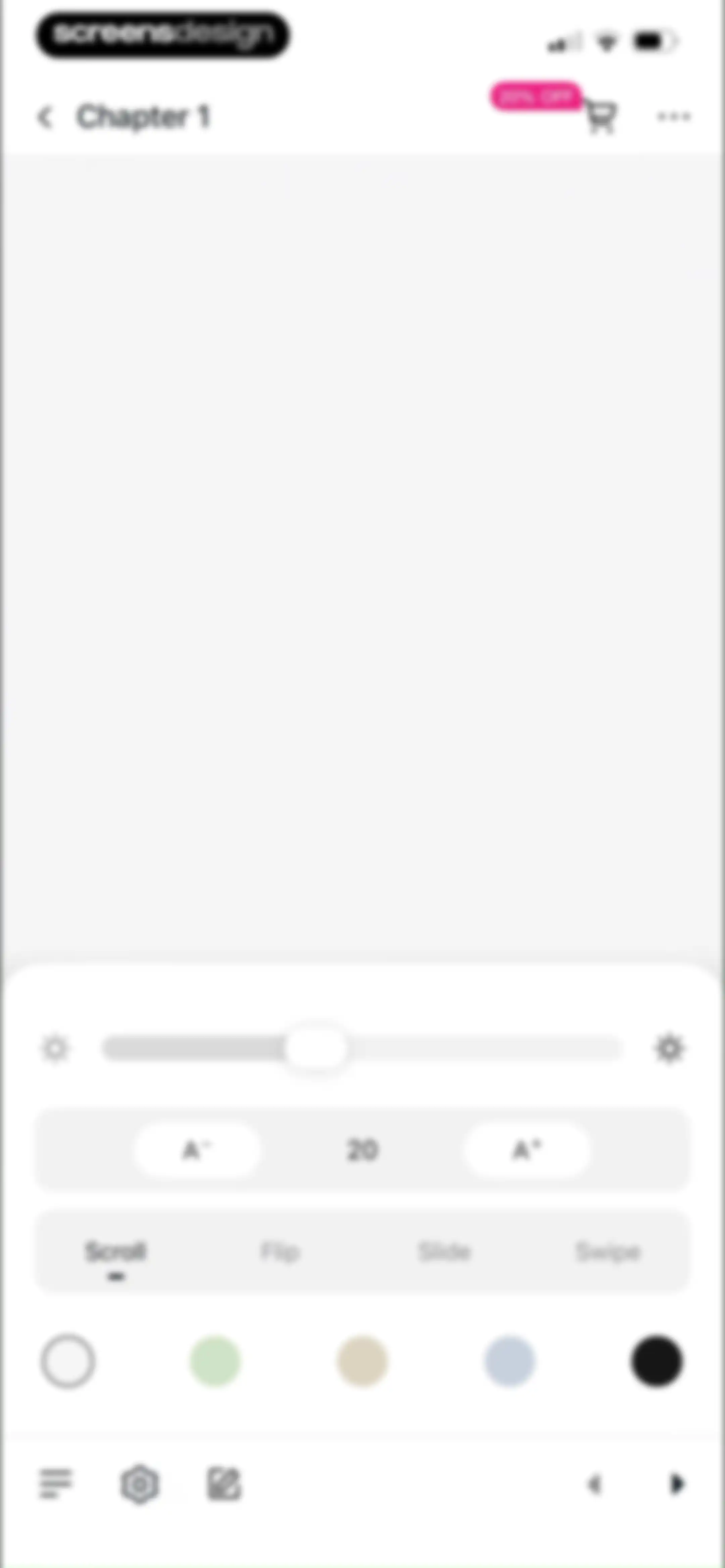 Literie screen 16