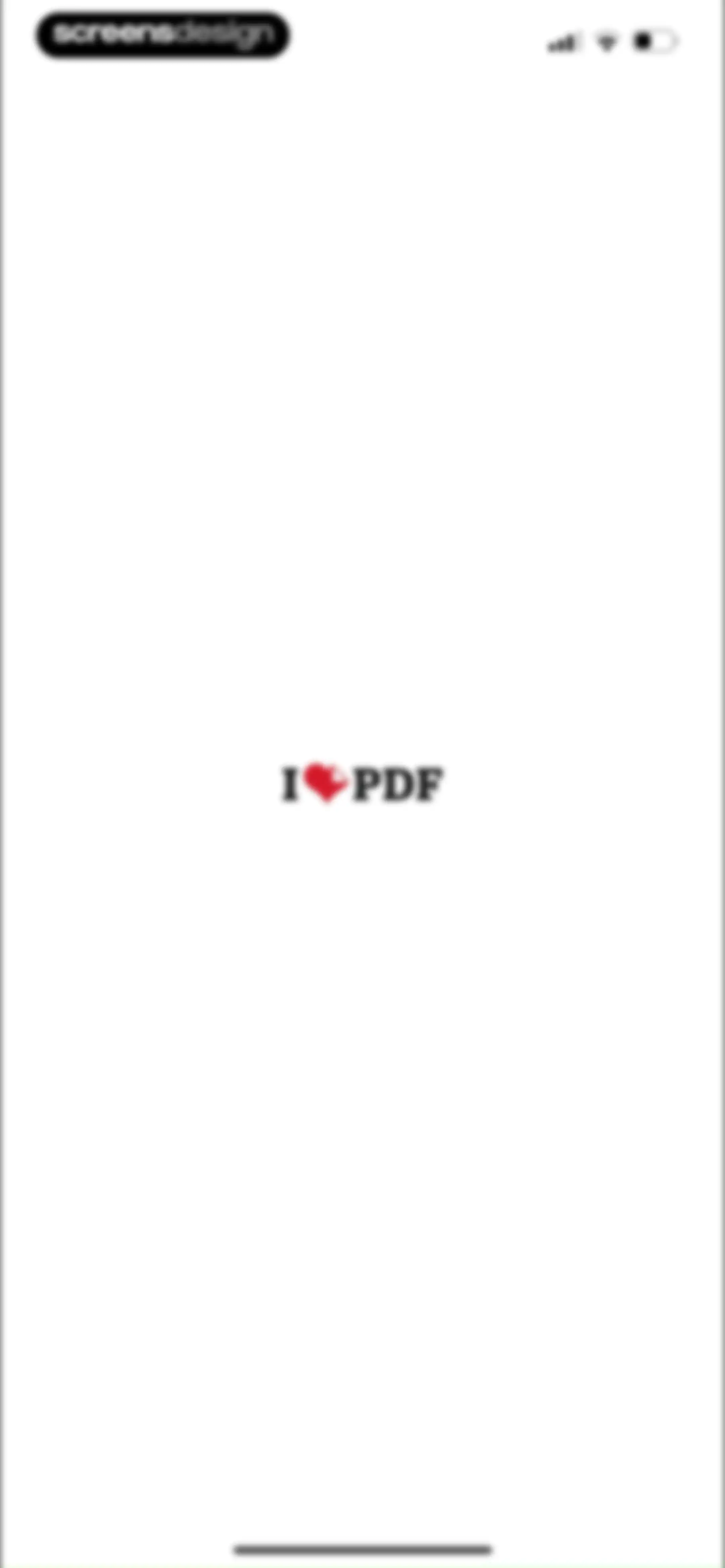 iLovePDF - PDF Editor & Scan screen 1