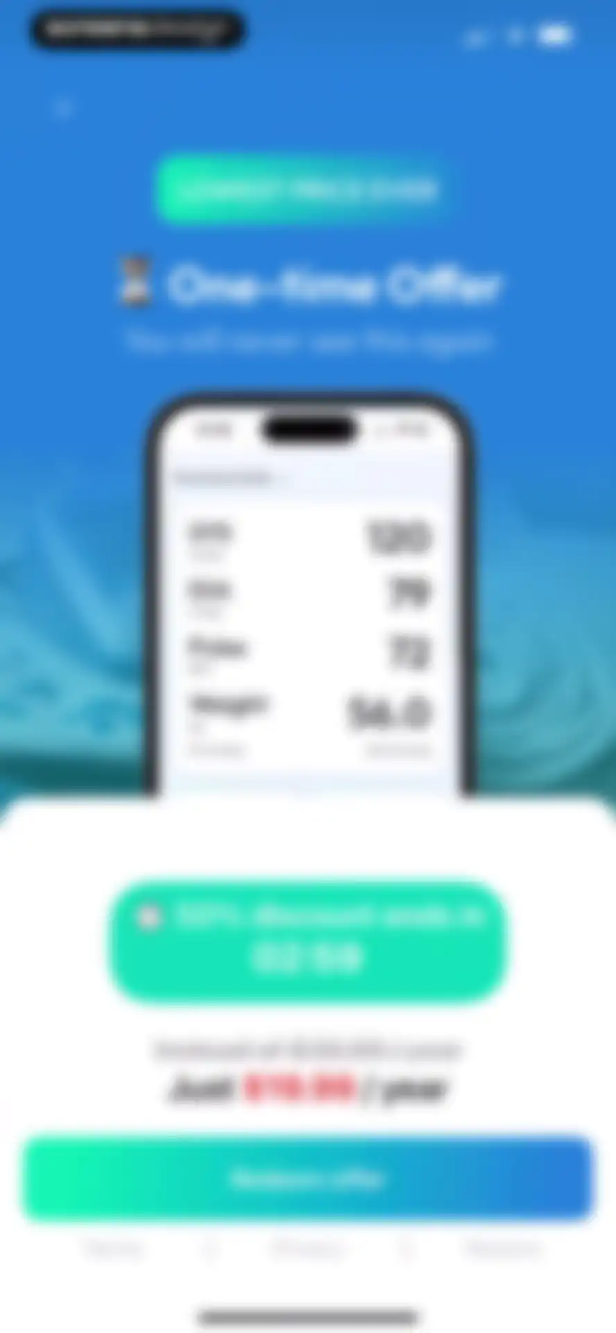 Blood Pressure Tracker SmartBP screen 35