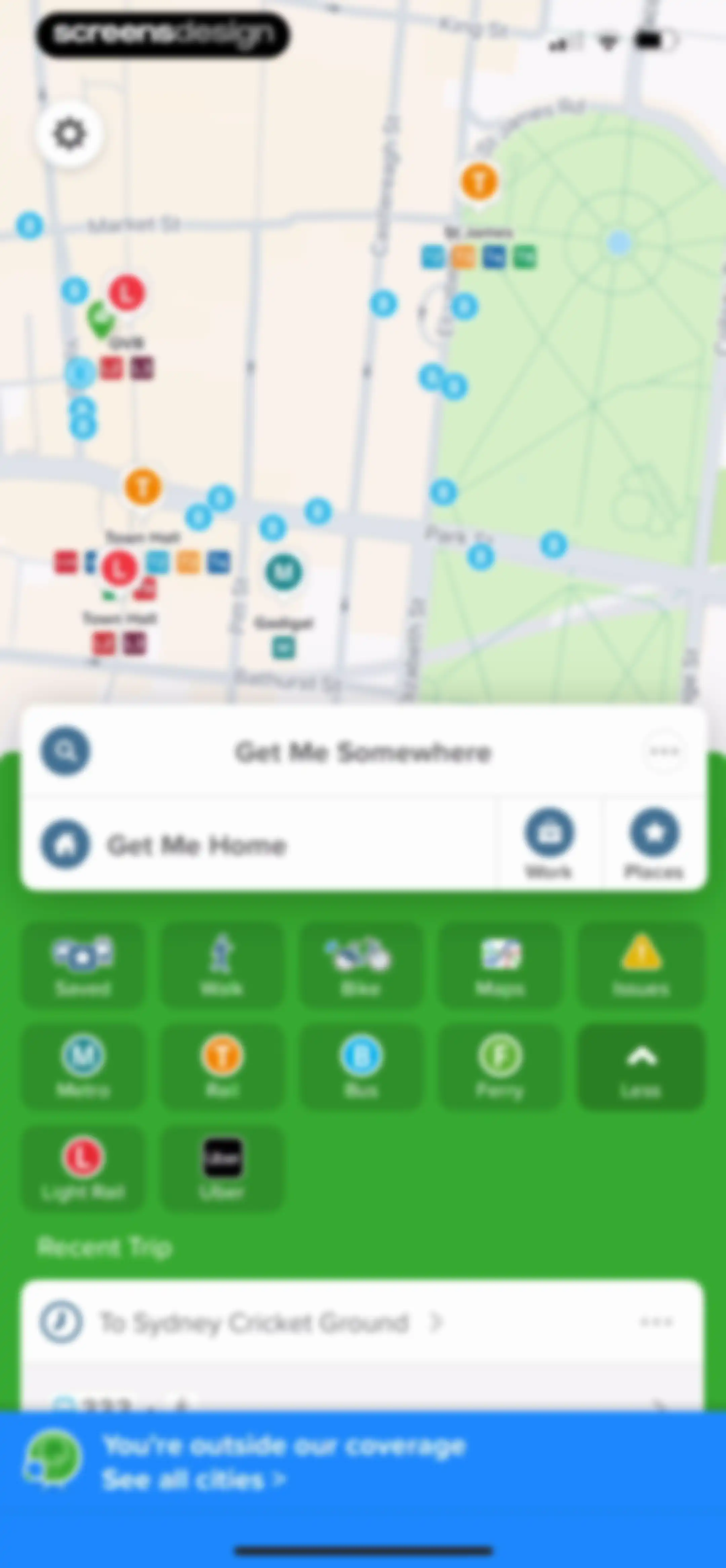 Citymapper: All Live Transit screen 137