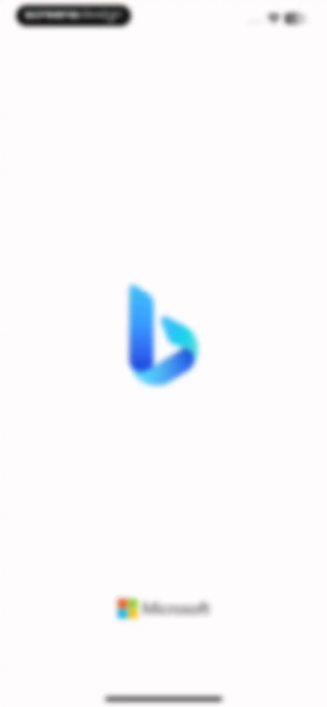 Microsoft Bing Search screen 1