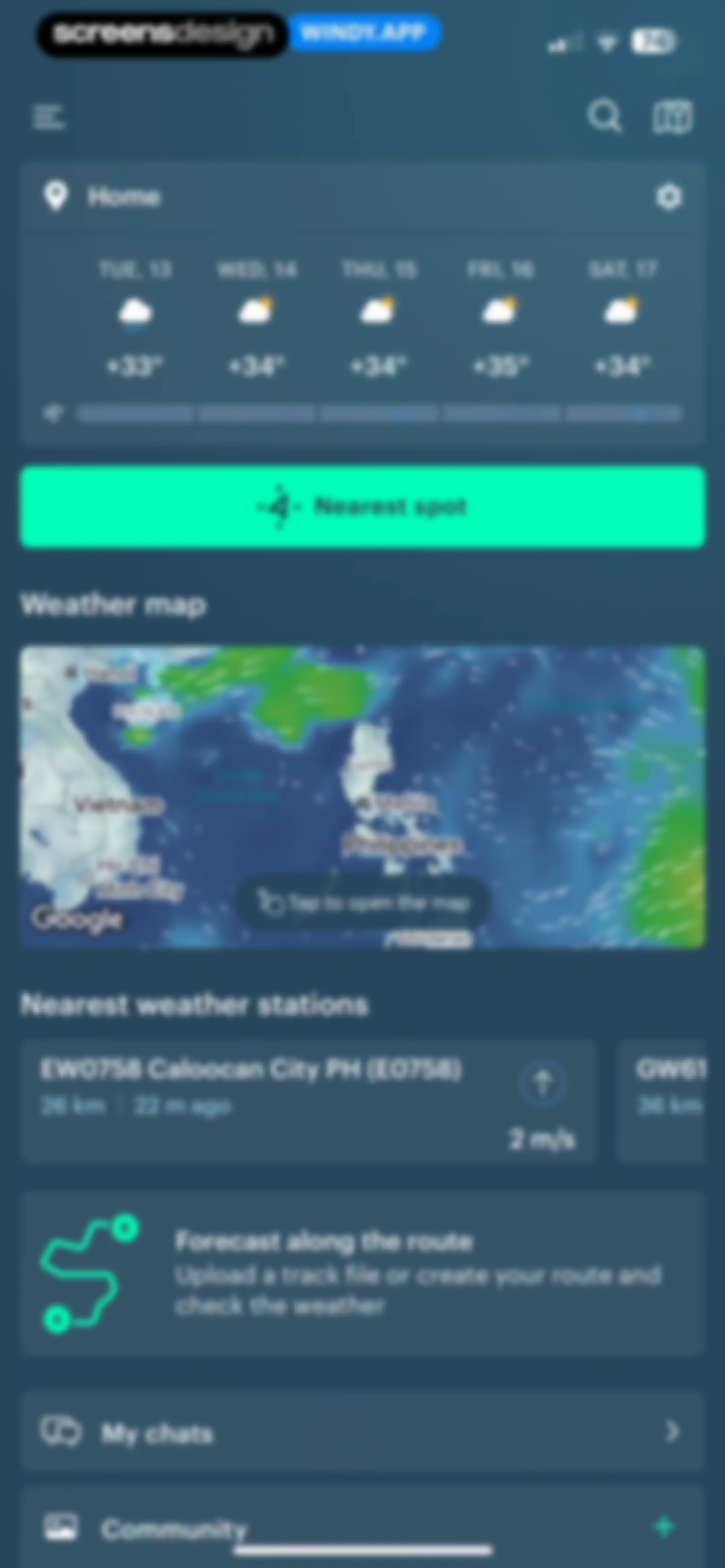 Windy.app — Wind, Tides, Radar screen 25