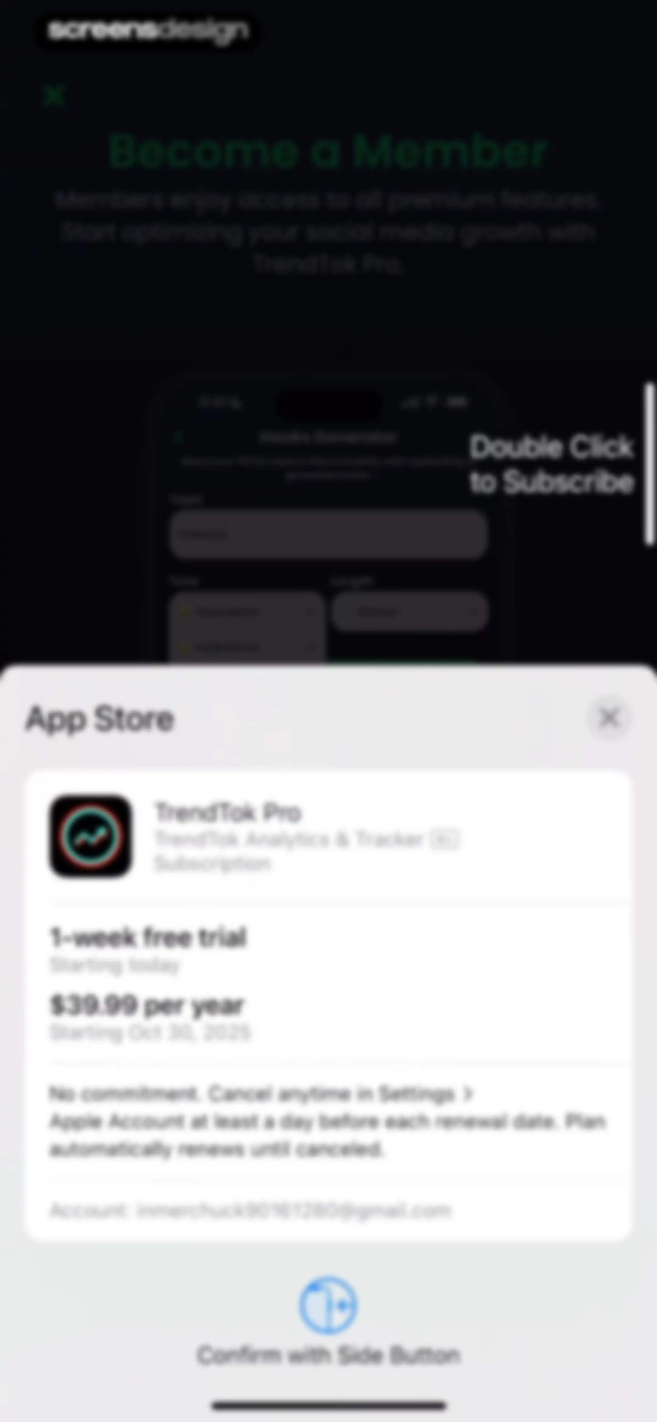 TrendTok Analytics & Tracker screen 21