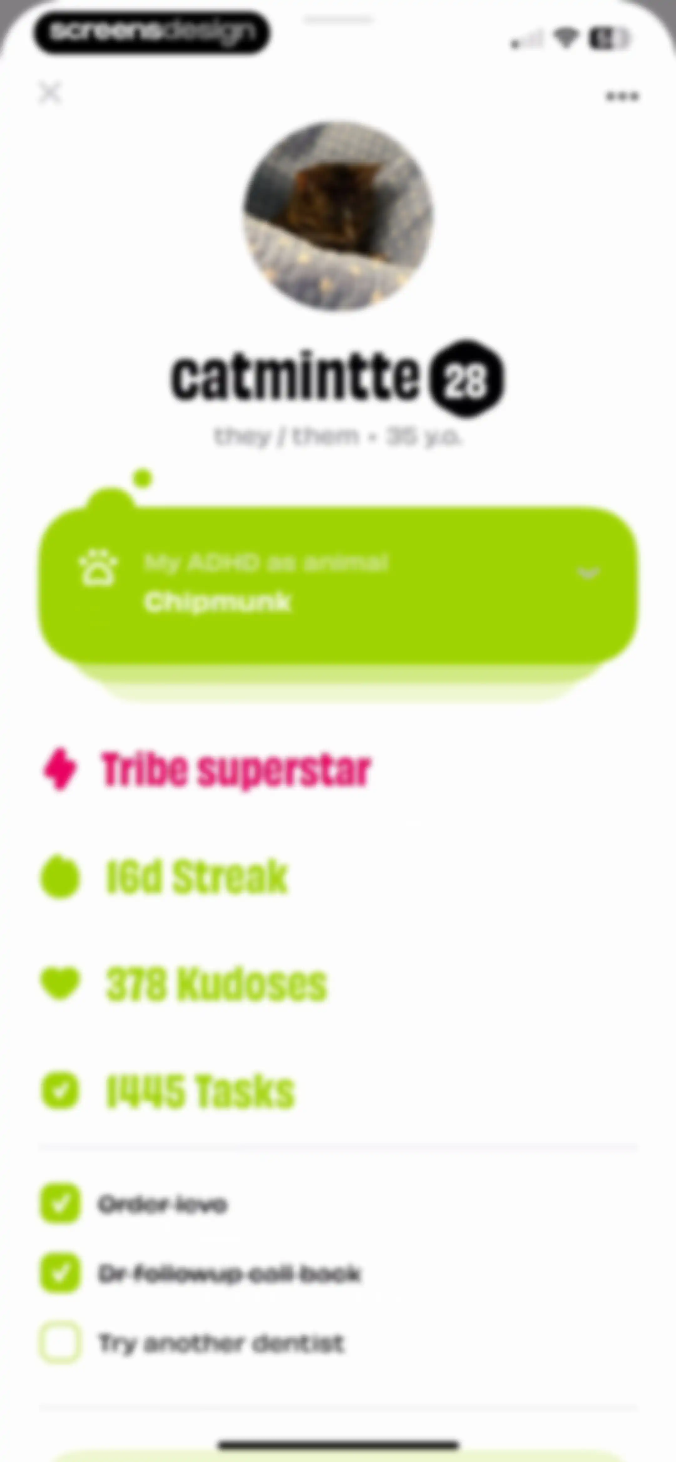 Numo: Cringe-Free ADHD App screen 94
