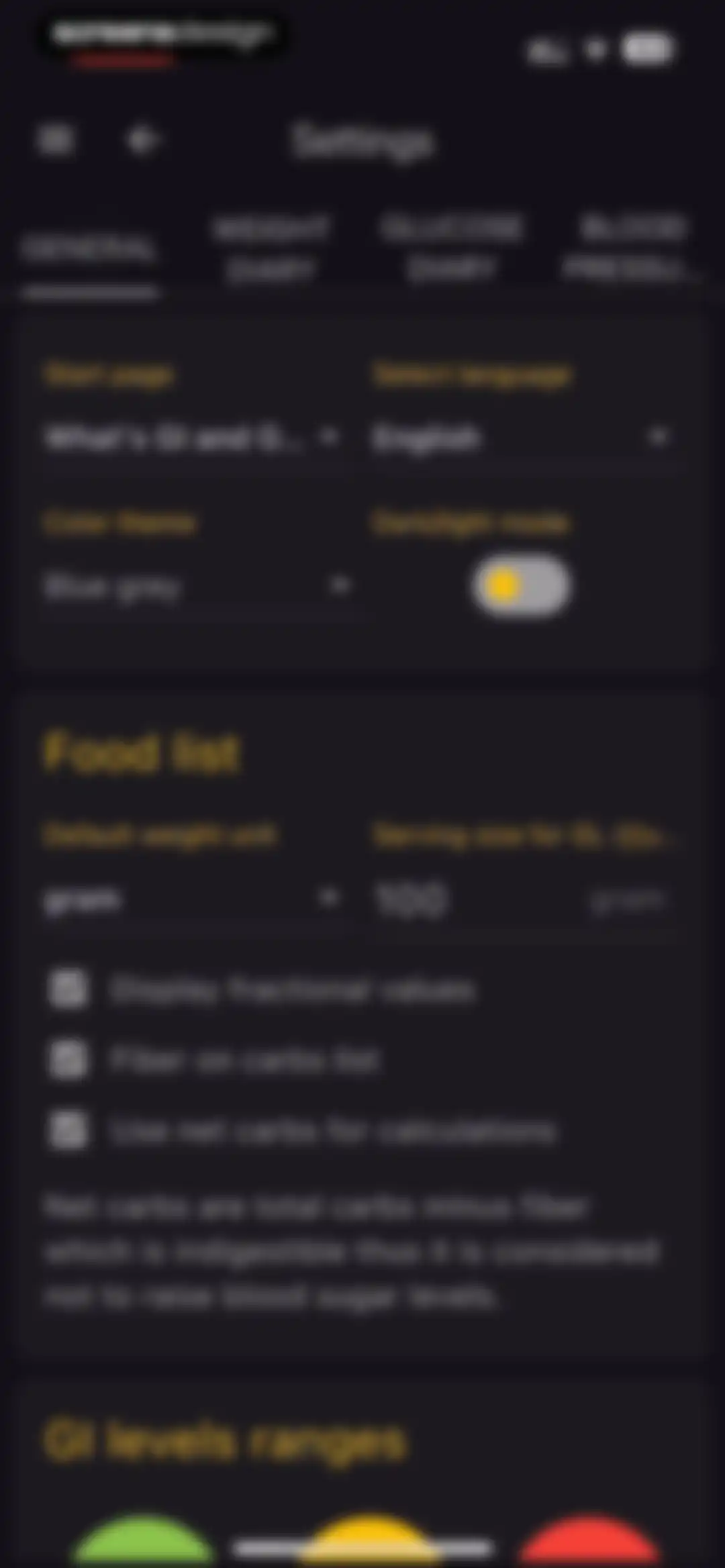Glycemic Index Load Net Carbs screen 80
