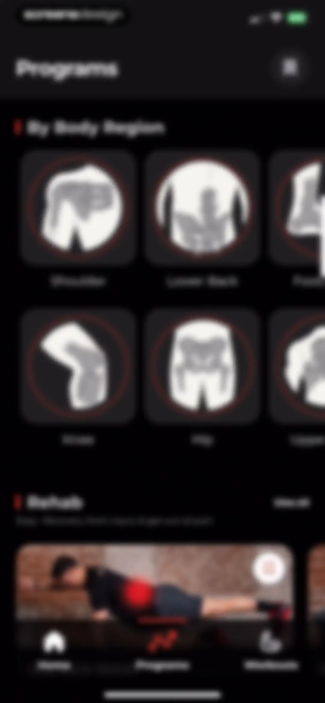 Prehab: Physical Therapy, Pain screen 52
