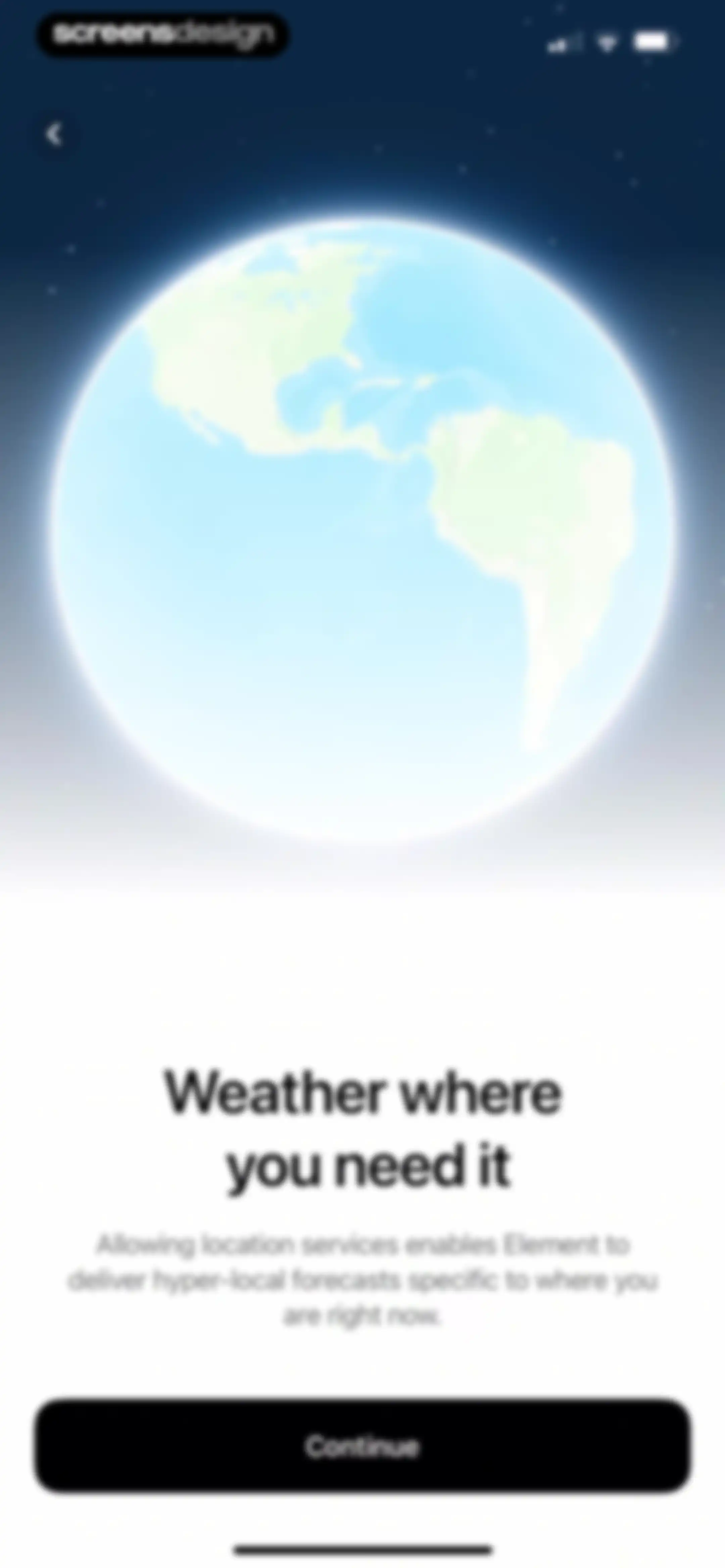 Element: Weather Radar screen 3
