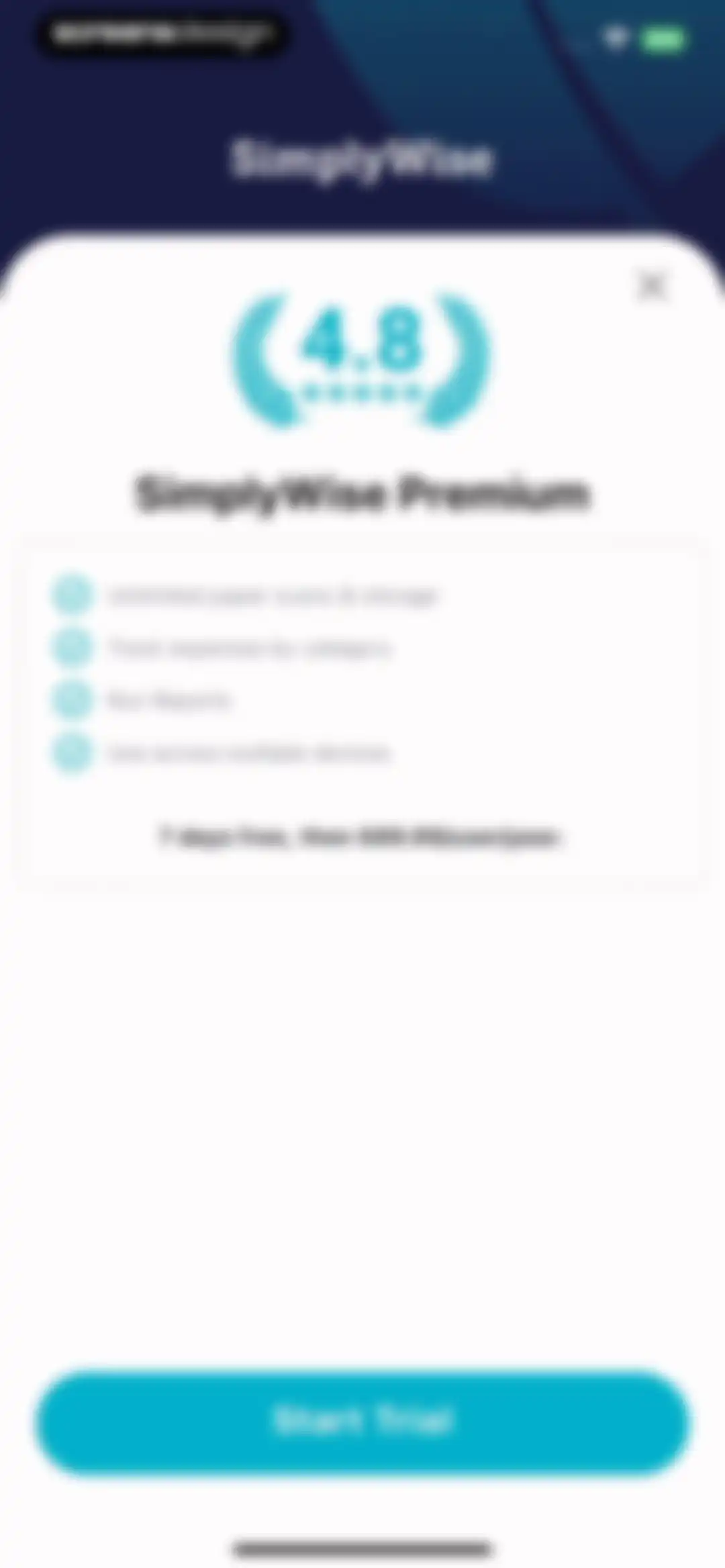 SimplyWise: Receipts, Expenses screen 12