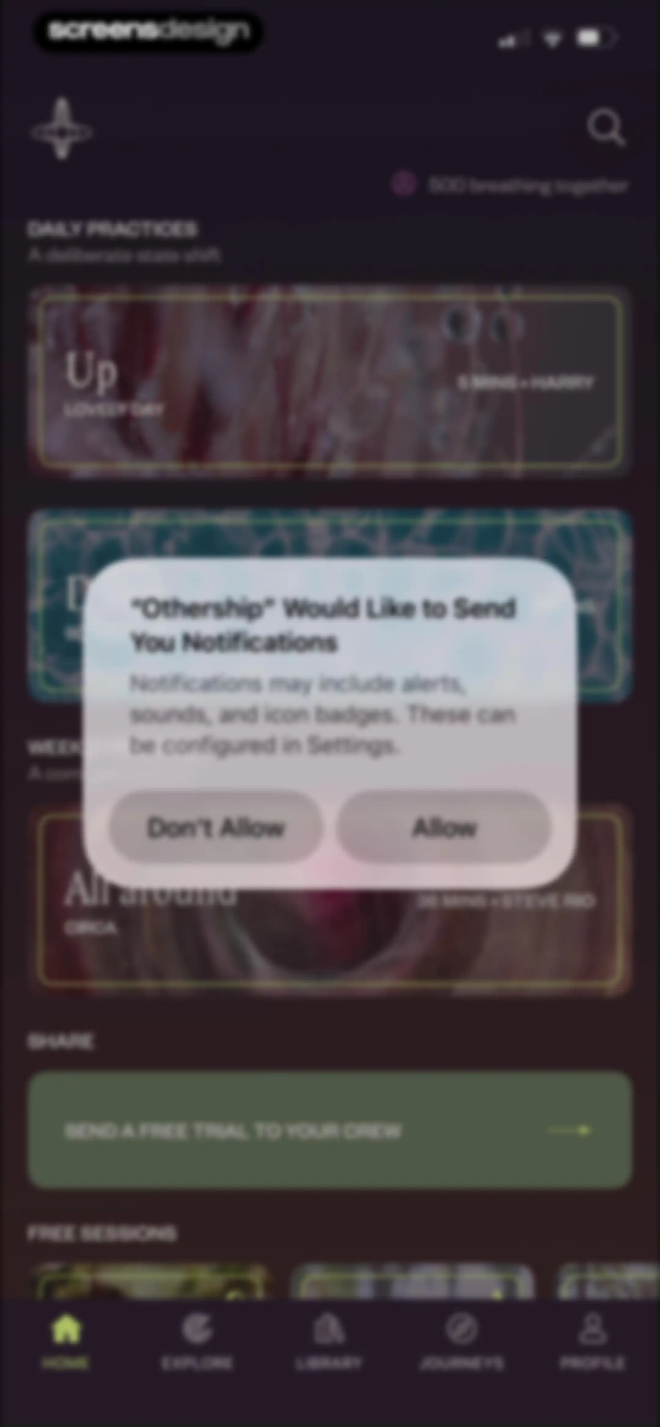 Othership: Guided Breathwork screen 15
