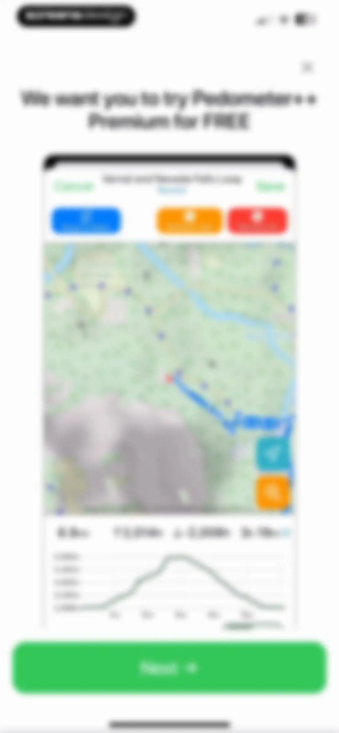 Pedometer++ screen 3