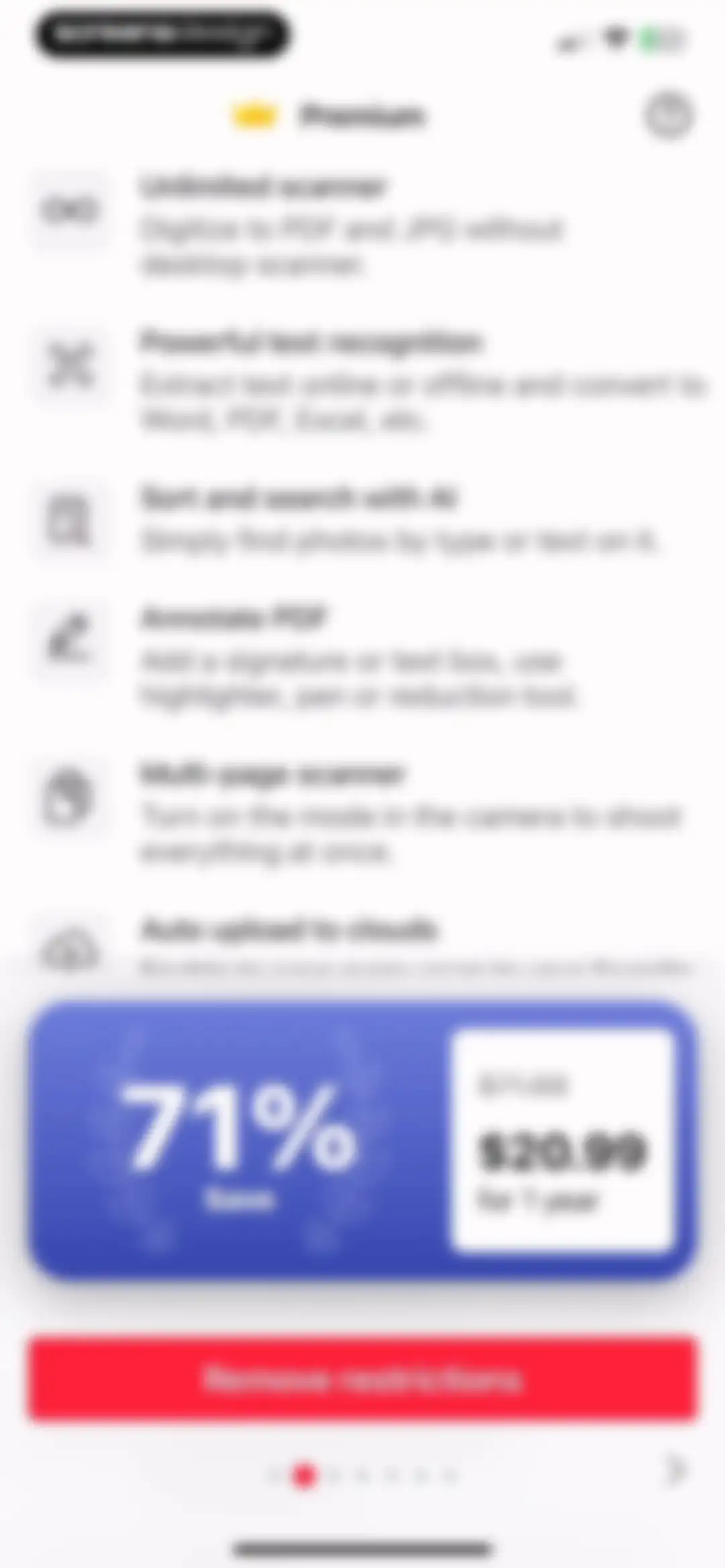 FineReader: PDF Scanner & OCR screen 5