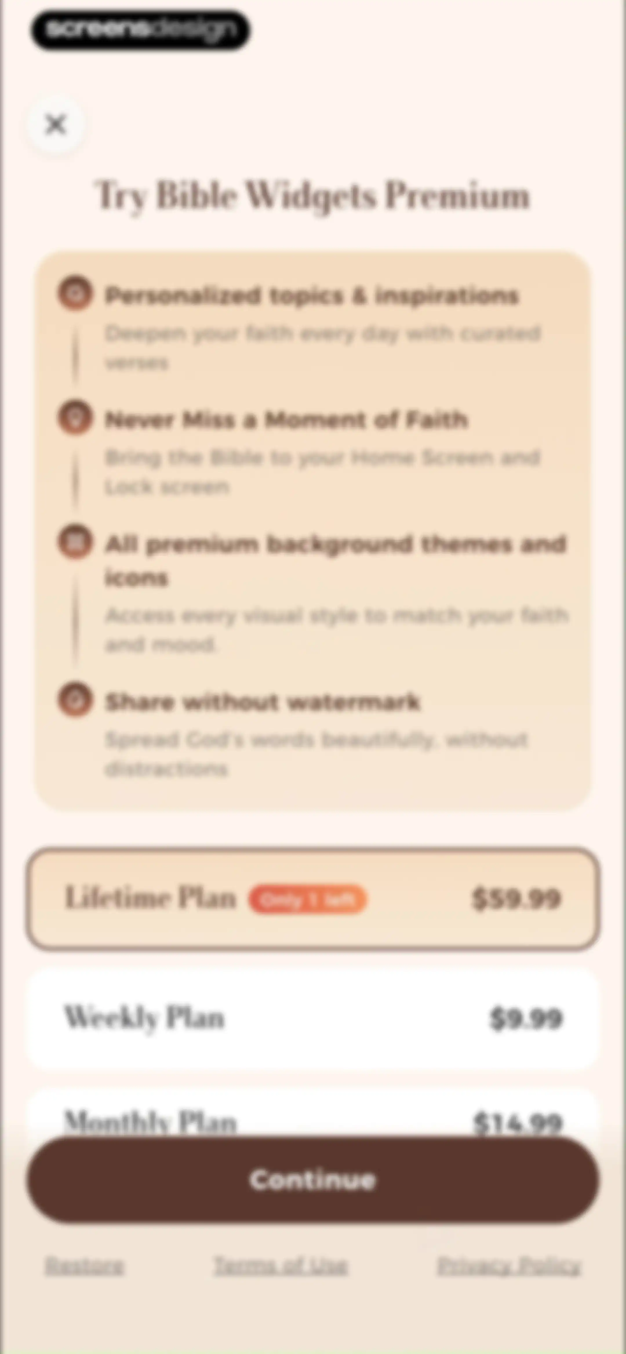 BibleCare:Verses,Prayers&Chat screen 33