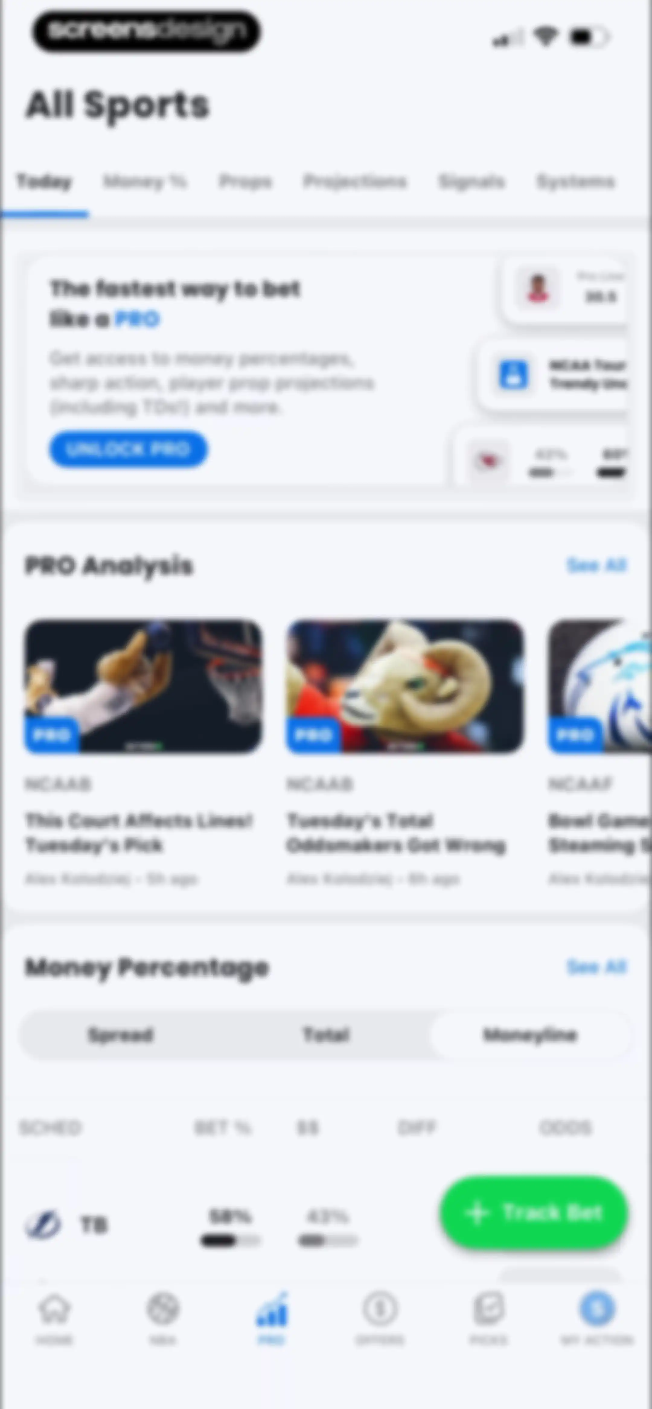Action Network: Sports Betting screen 134
