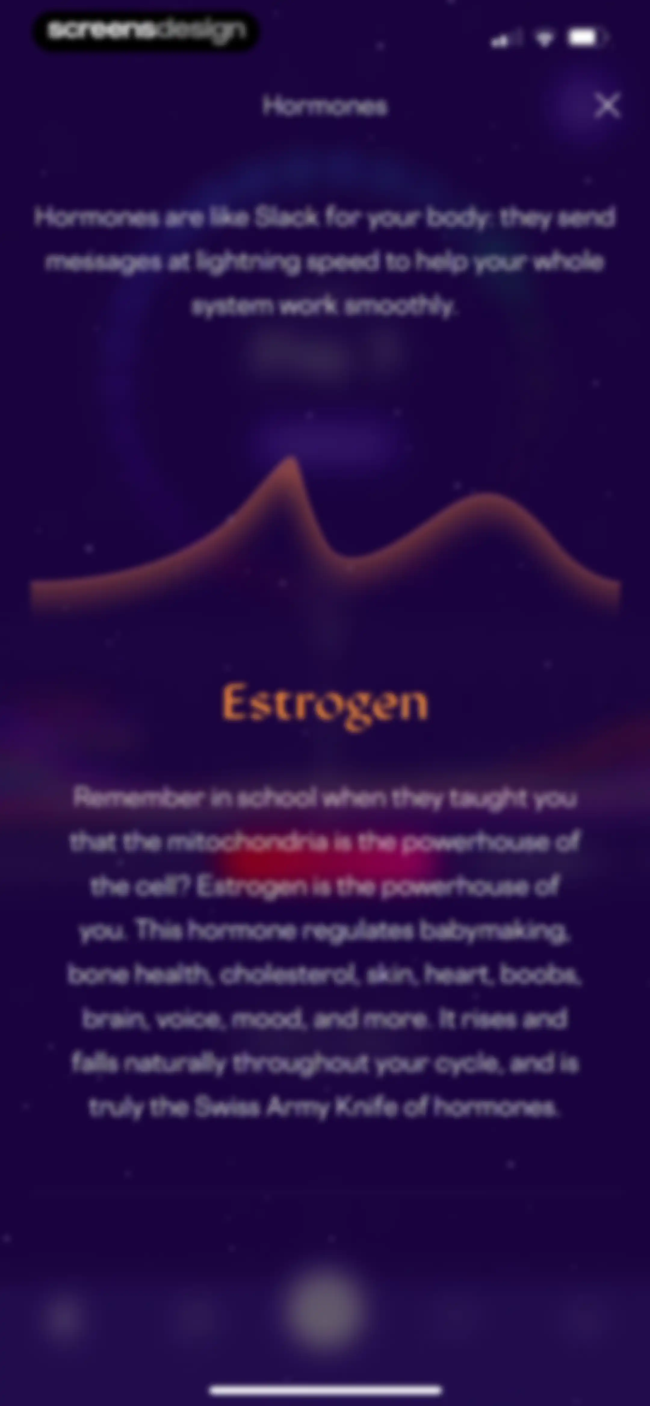 Stardust Period Tracker screen 34