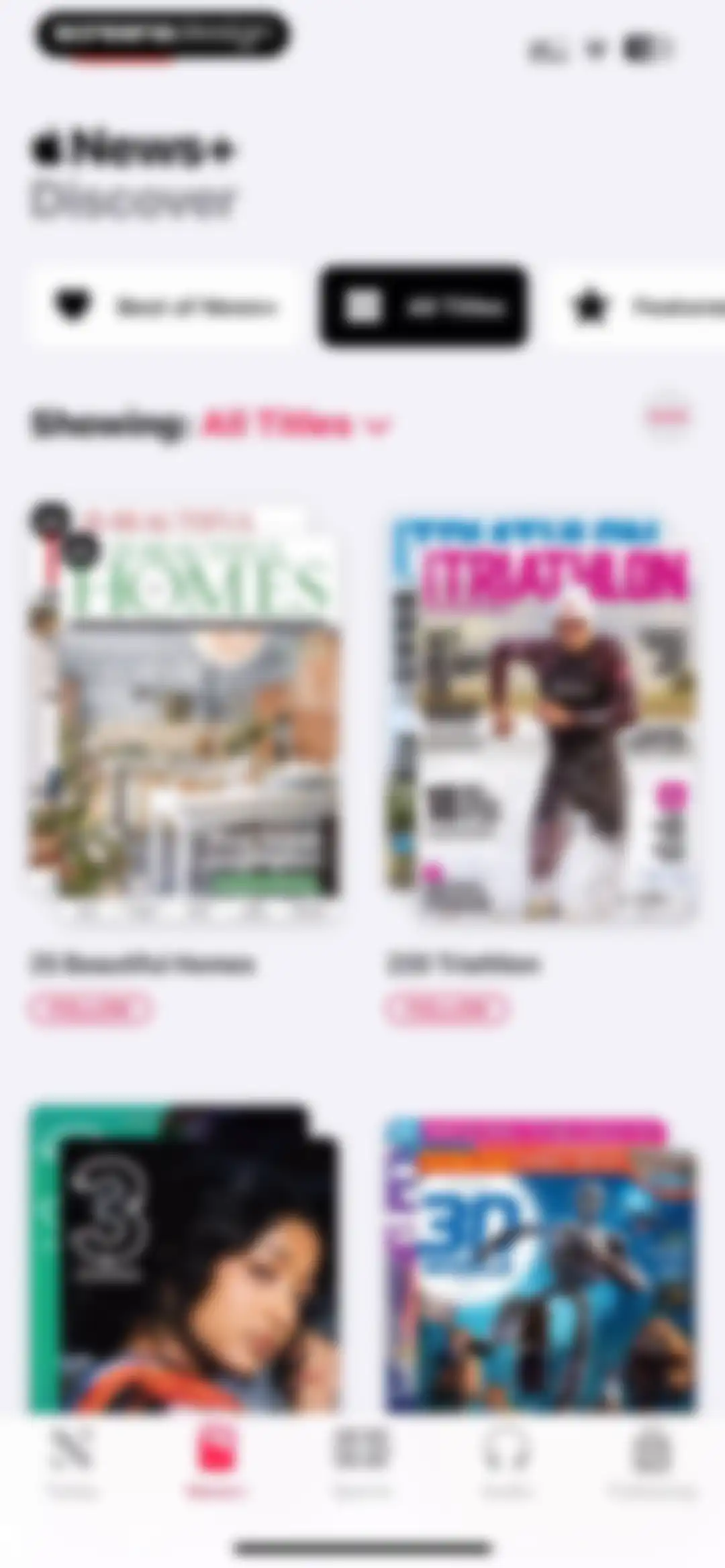Apple News screen 110