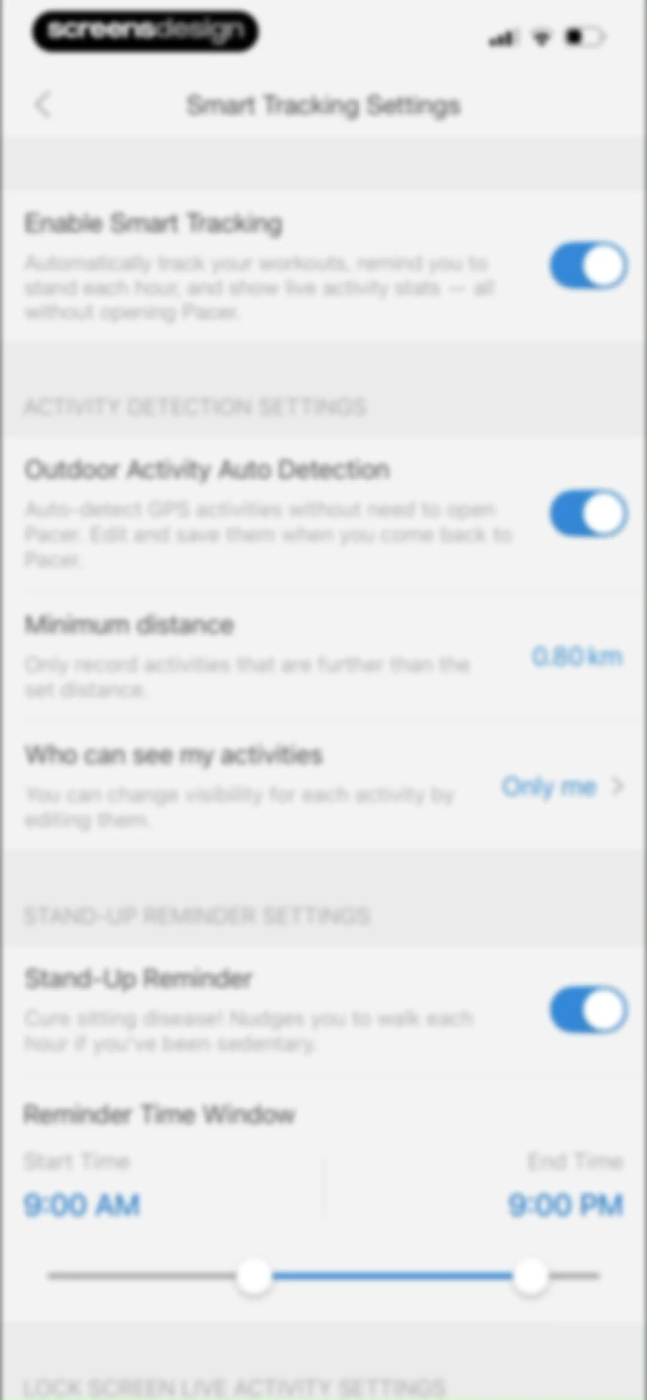 Pacer Pedometer Step Counter screen 128