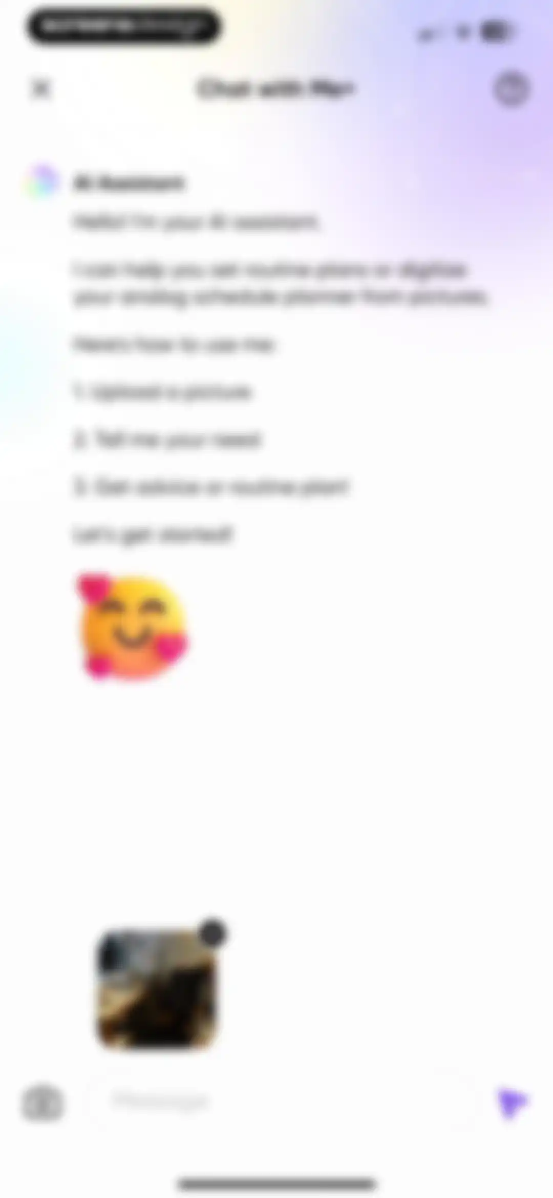 Me+ Lifestyle Routine screen 140