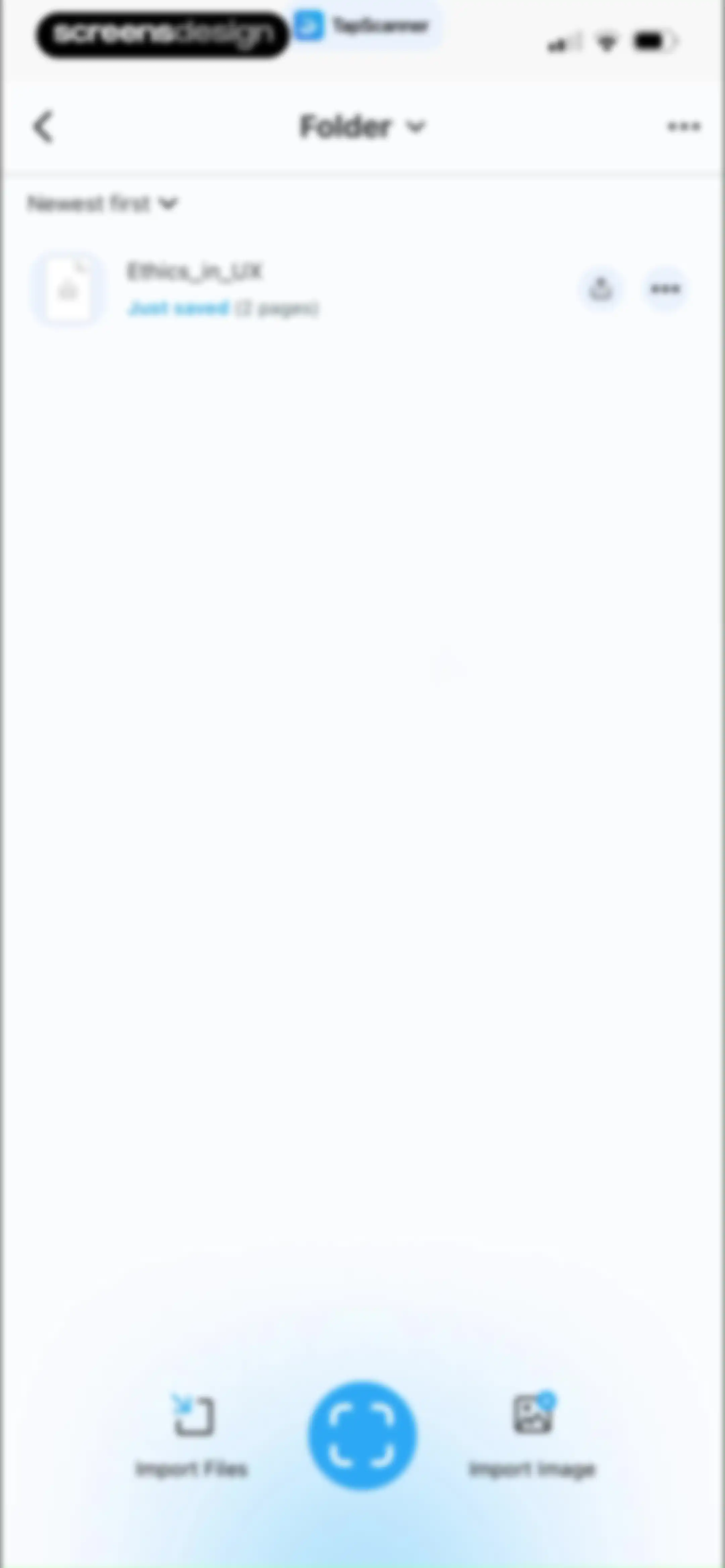 PDF Scanner App: TapScanner screen 87