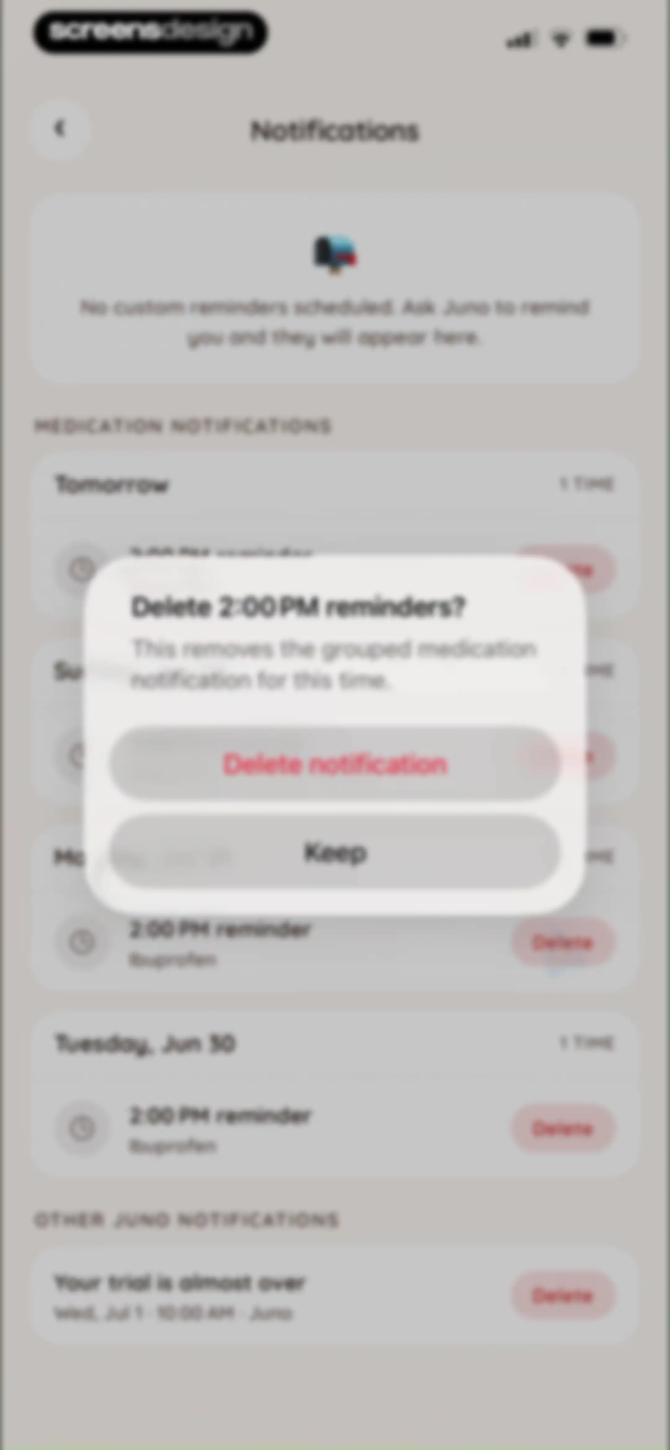 Juno: Chronic Illness Support screen 234