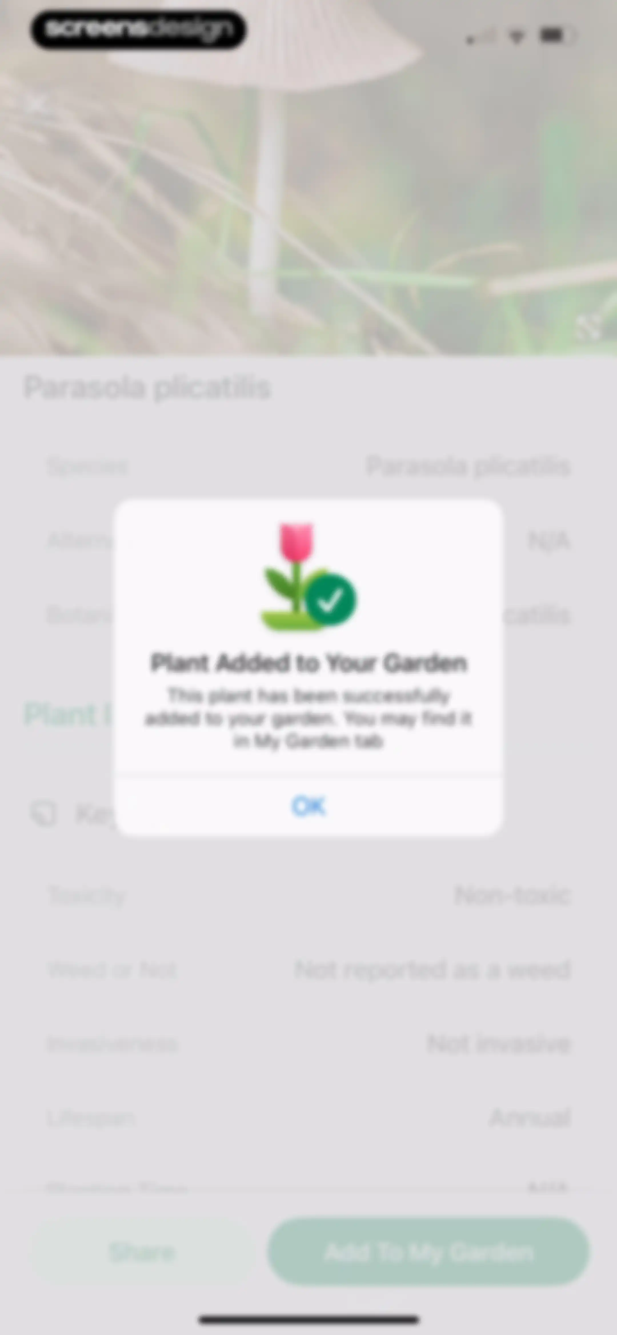 Identify My Plant Now screen 64