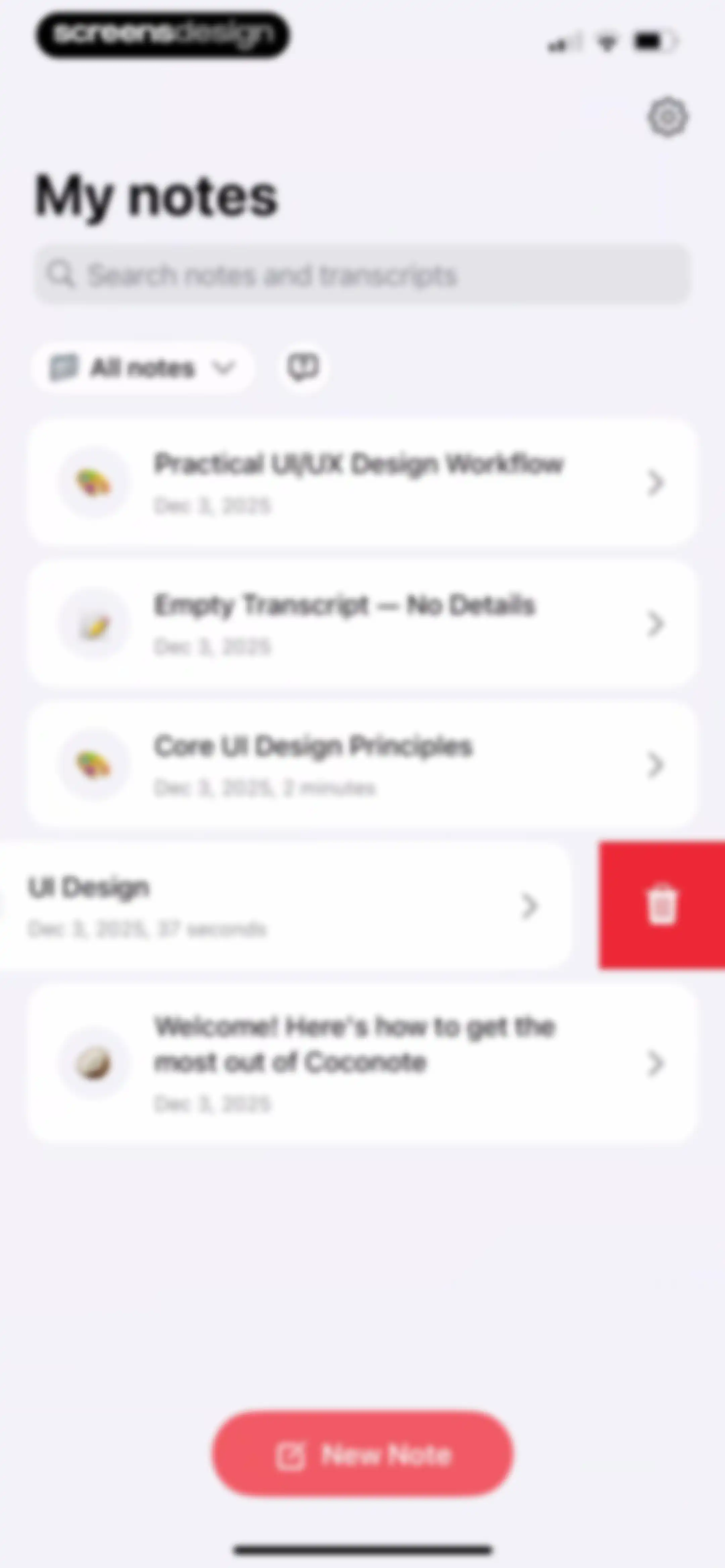 Coconote - AI Note Taker screen 124