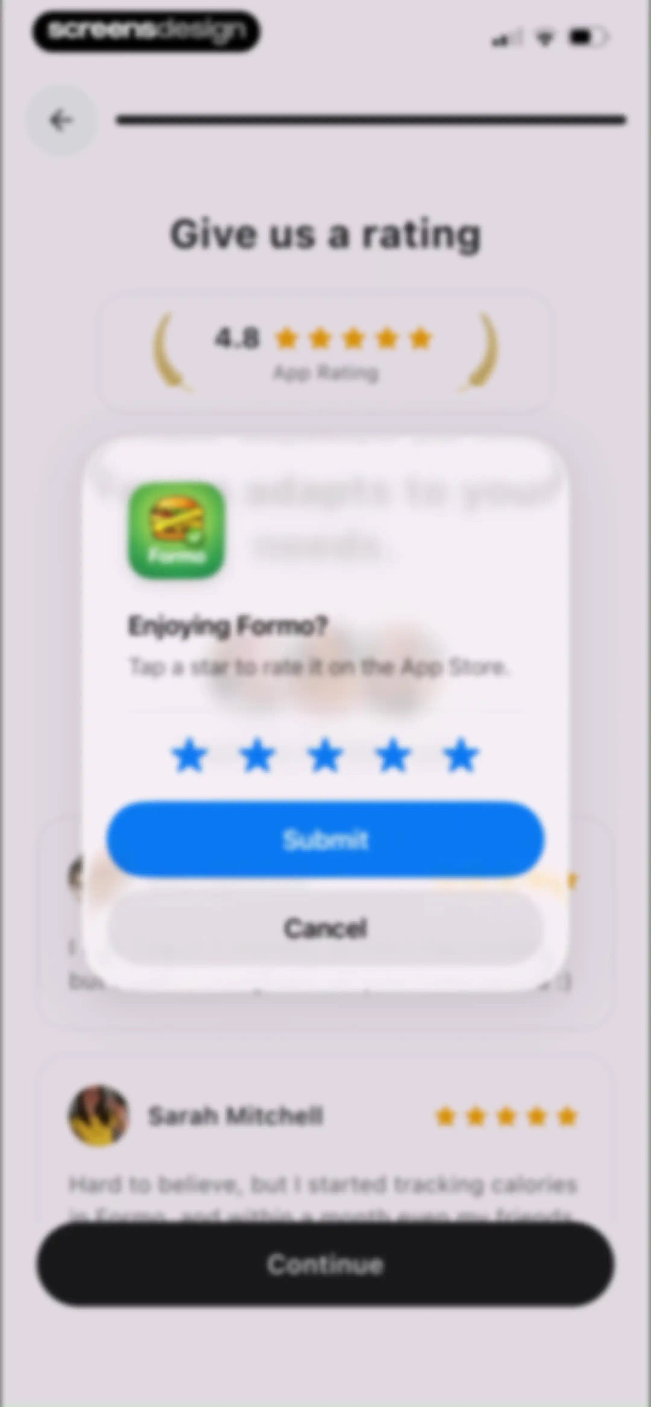 Formo - Calorie Counter screen 19
