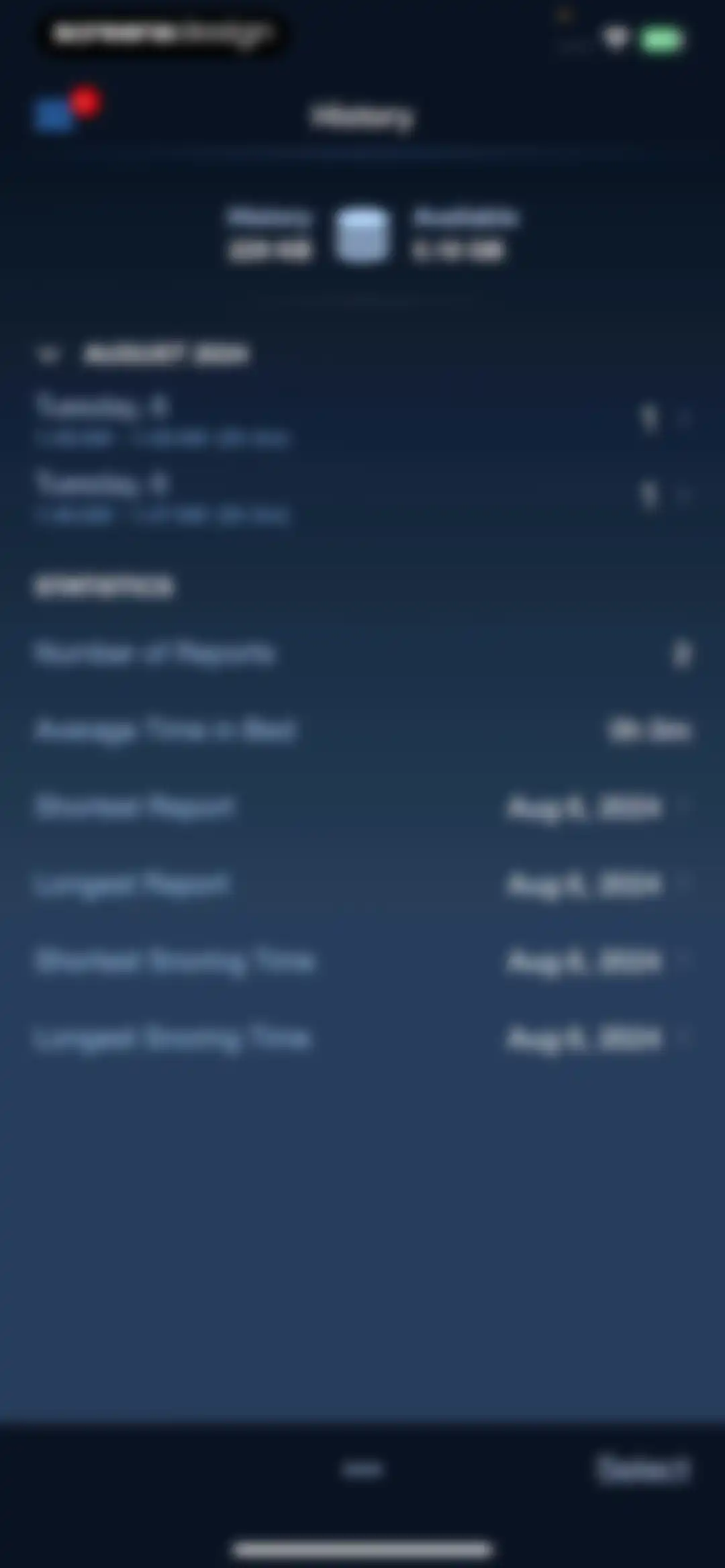 Noxogy Sleep Tracker screen 28