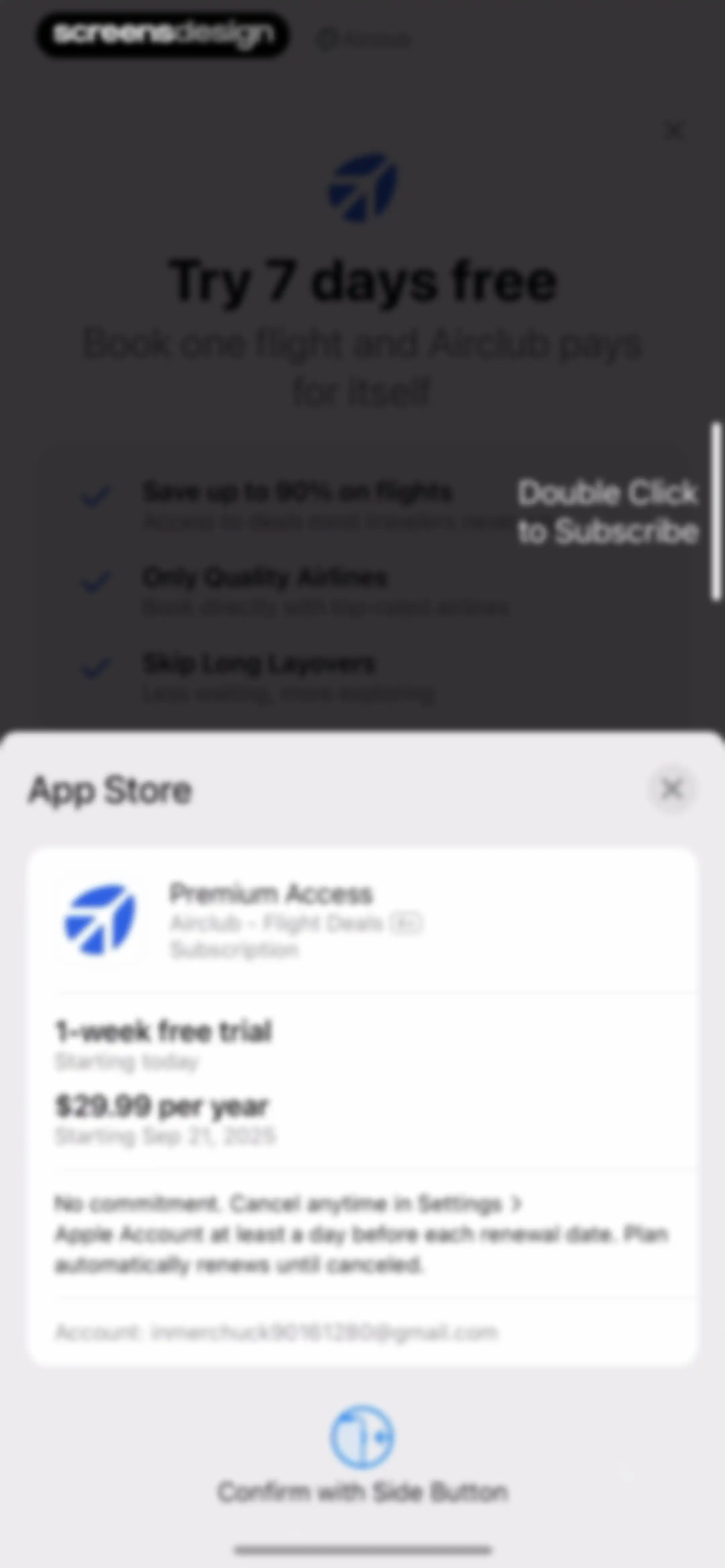 Airclub - Flight Deals screen 48
