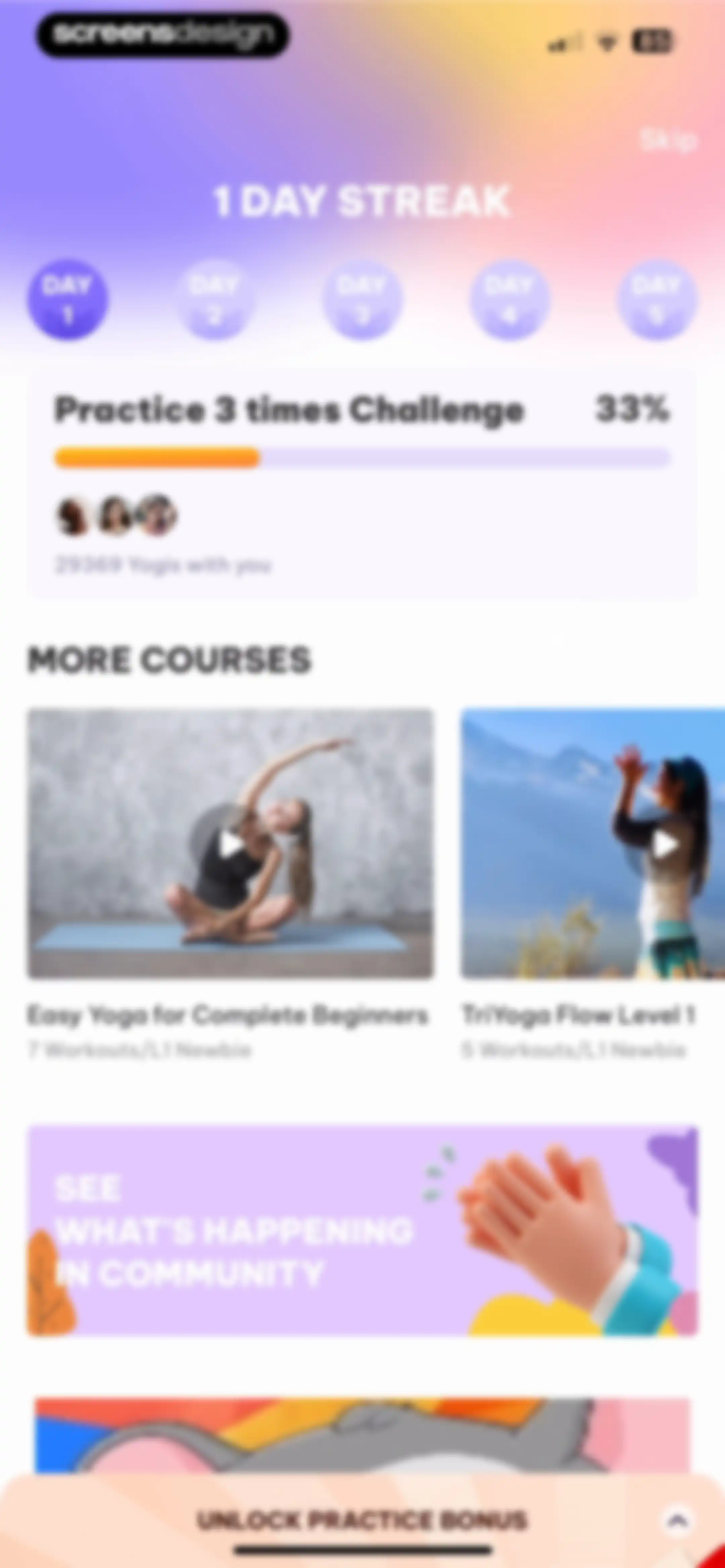 Daily Yoga: Yoga for Fitness® screen 84