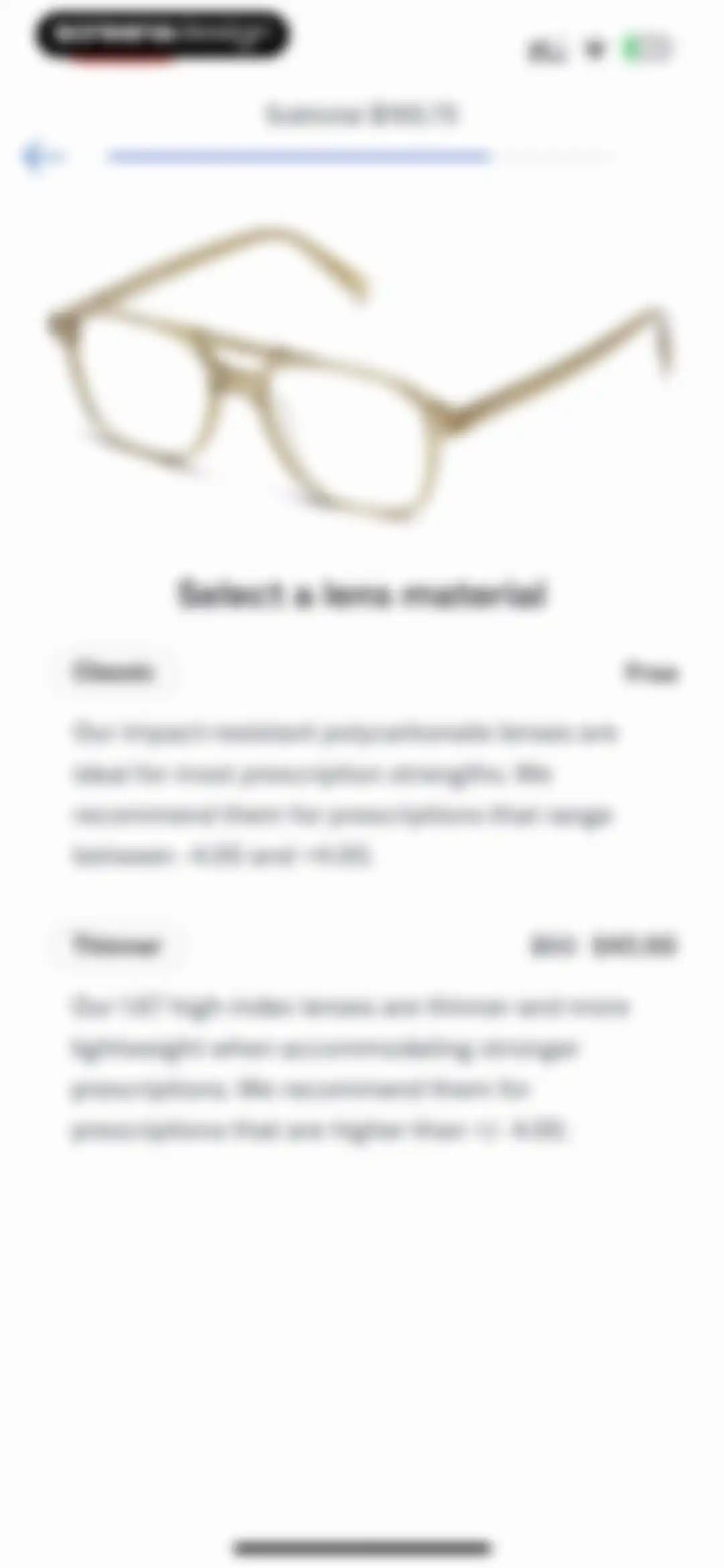 Warby Parker screen 10