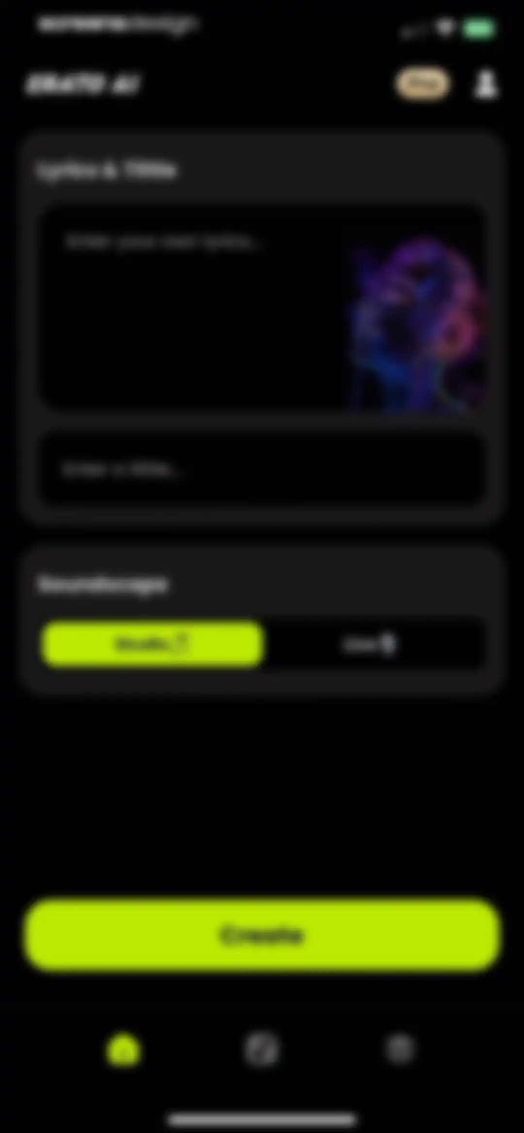 Erato : AI Song Generator screen 3