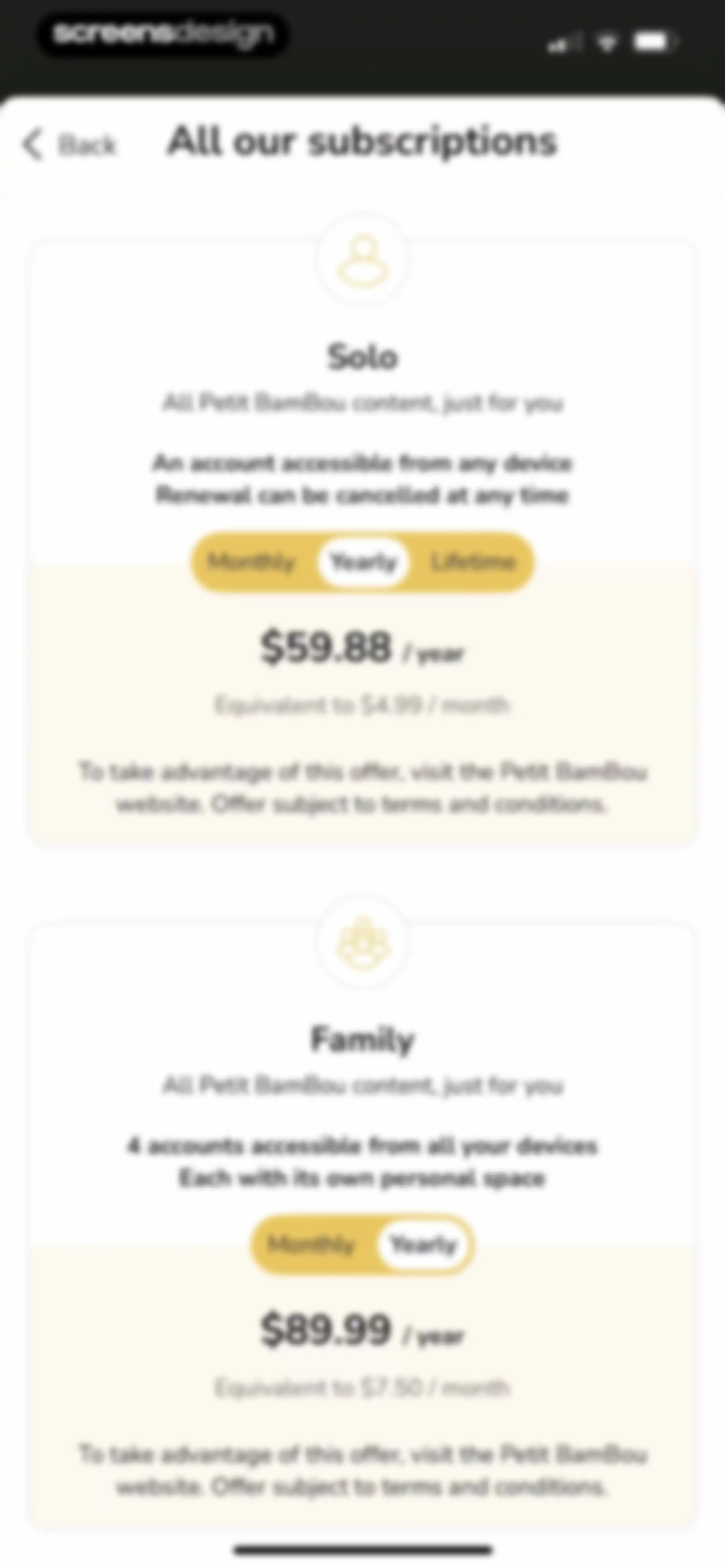 Petit BamBou: Mindfulness screen 78