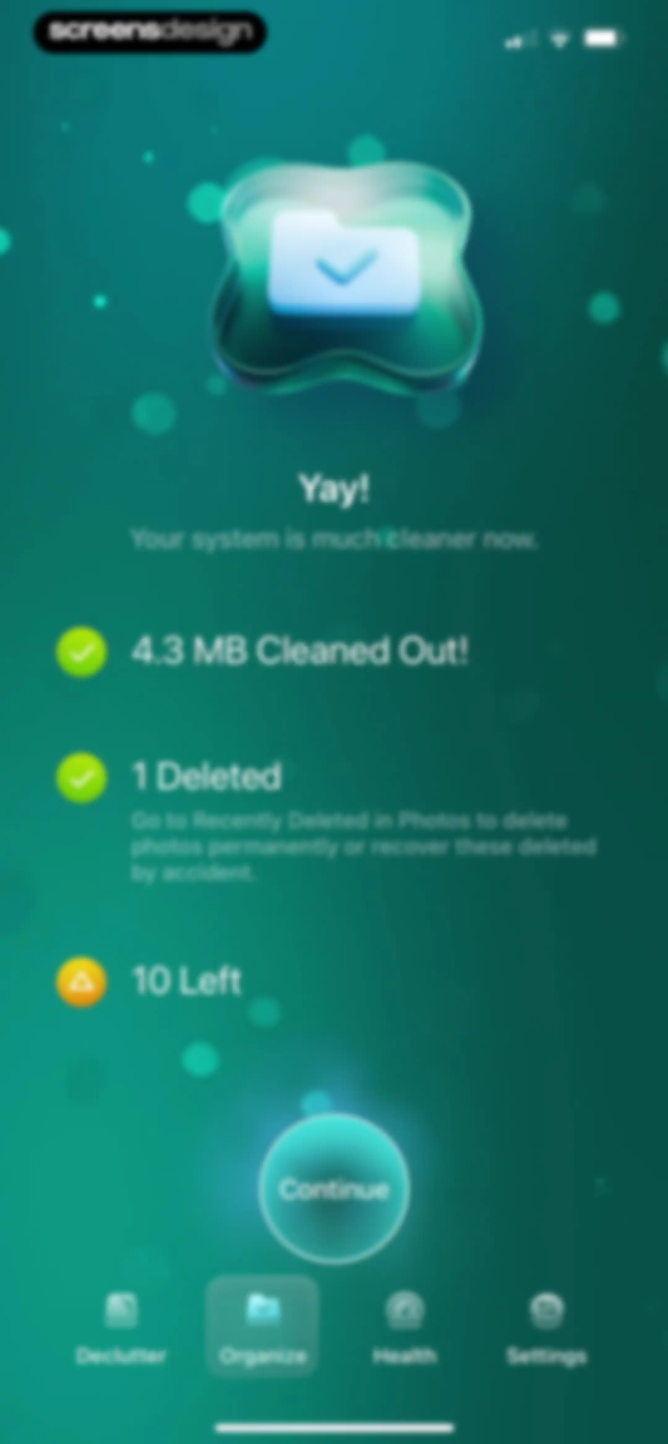 CleanMy®Phone: Cleanup Storage screen 73