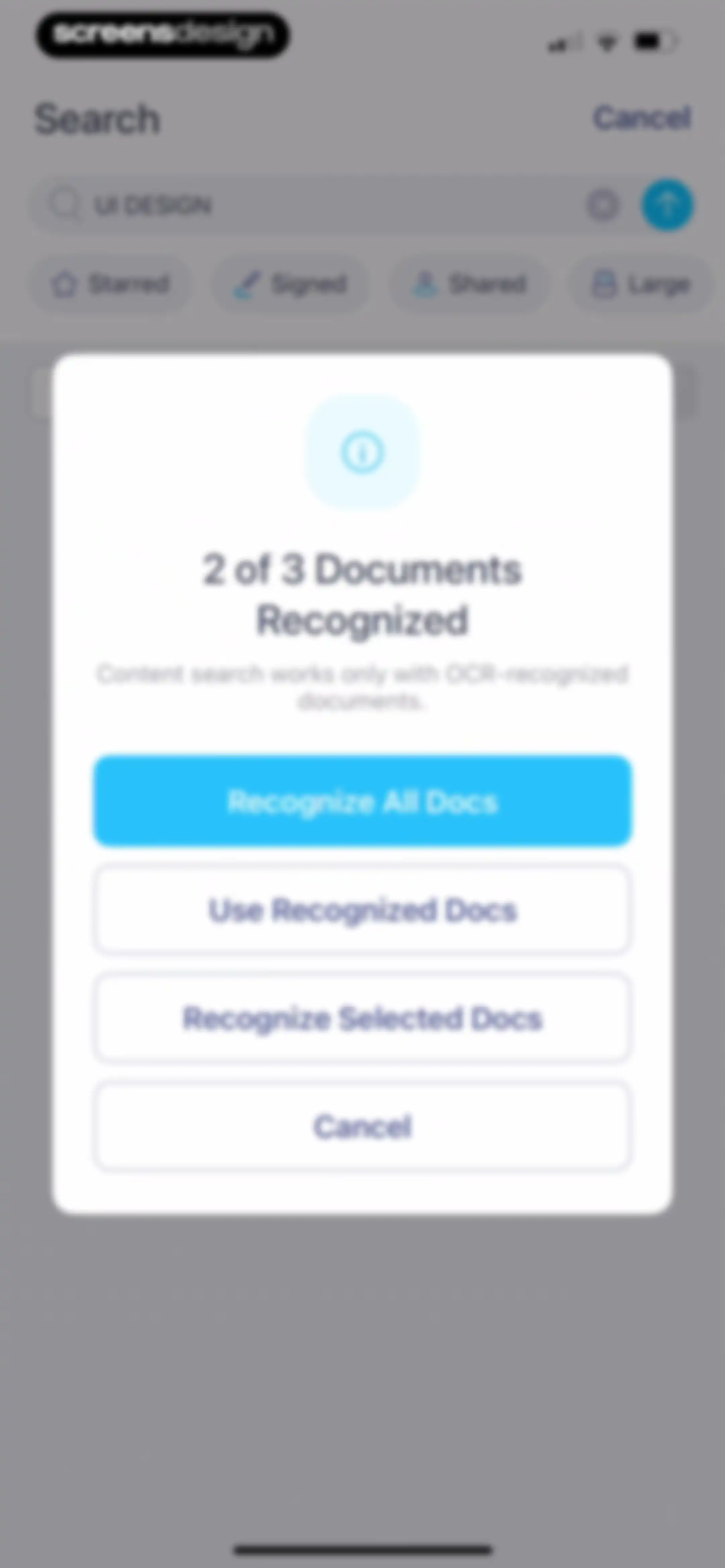 iScanner: PDF Document Scanner screen 156