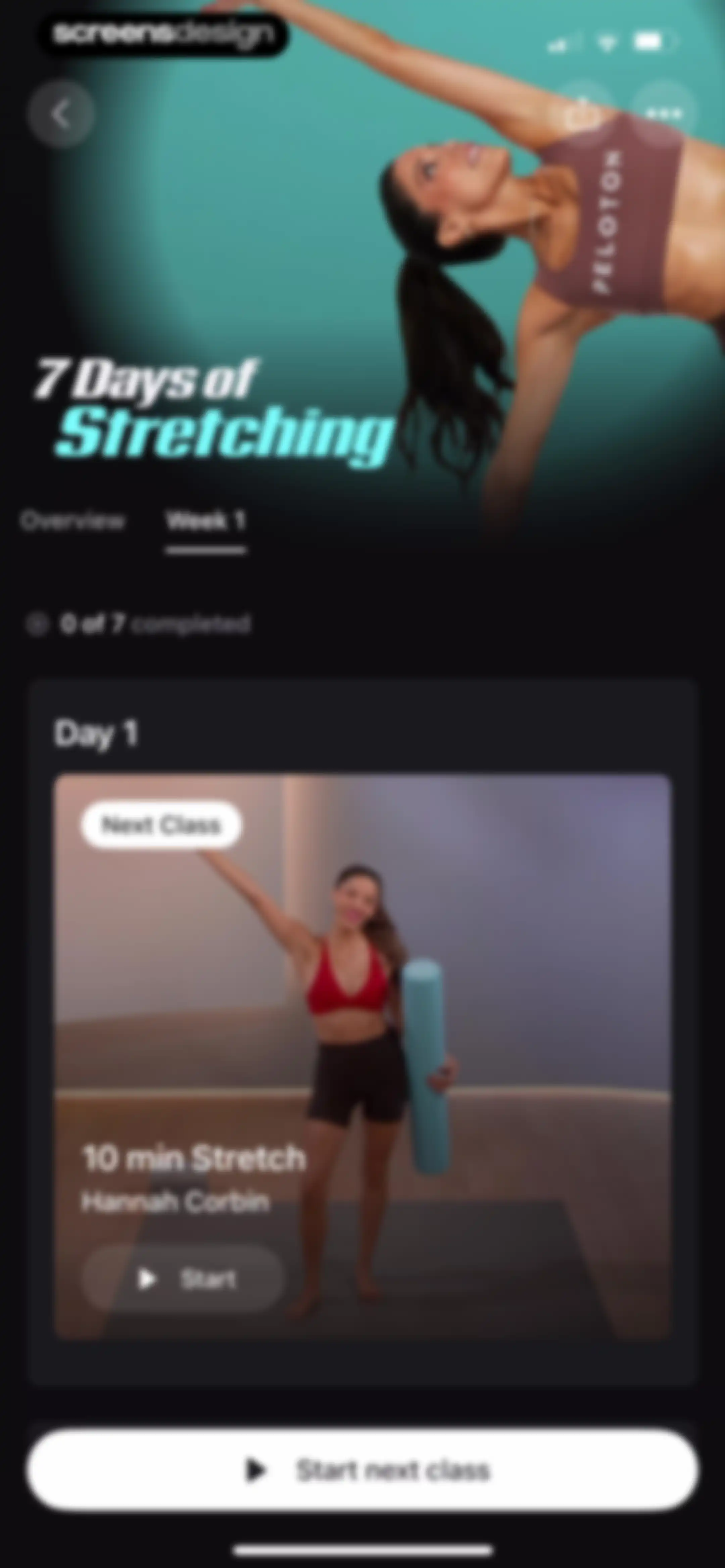 Peloton: Fitness & Workouts screen 159