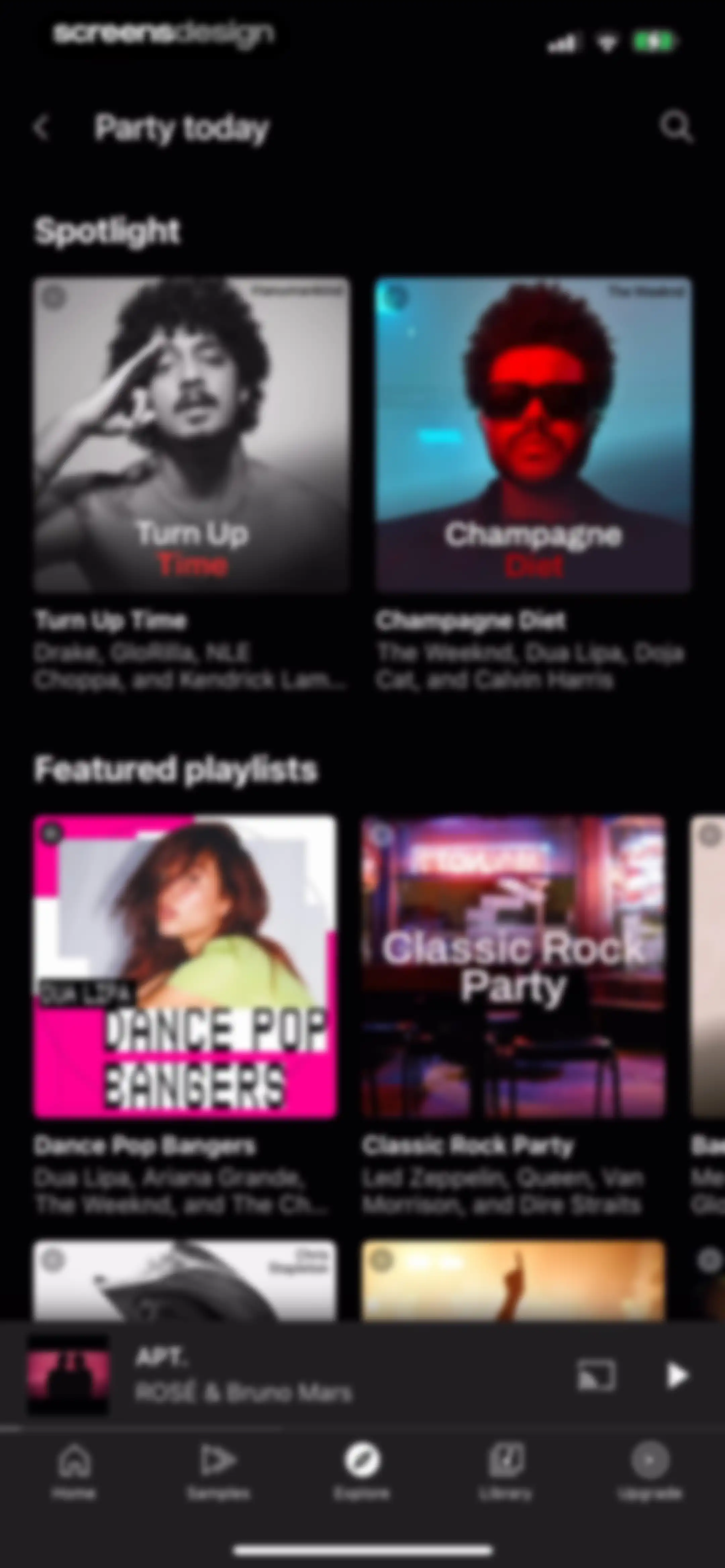 YouTube Music screen 121