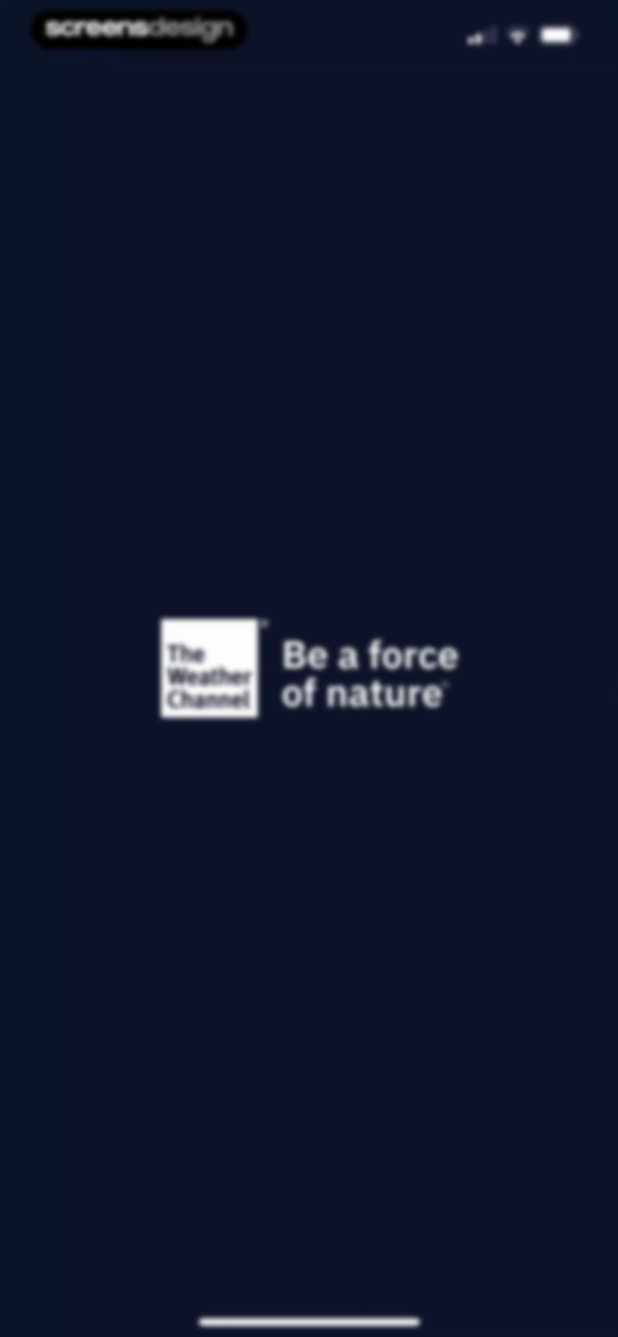 The Weather Channel - Radar screen 1
