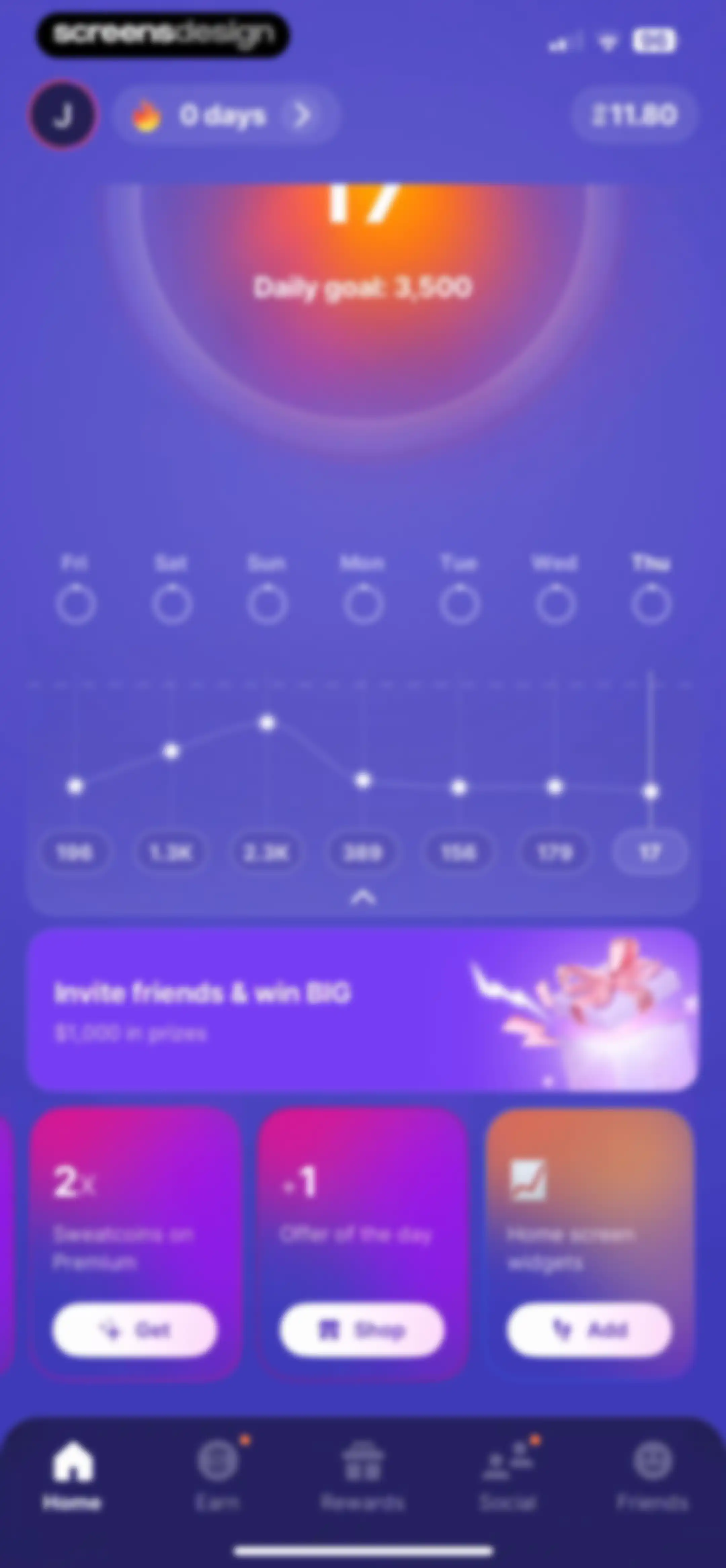 Sweatcoin Walking Step Counter screen 38
