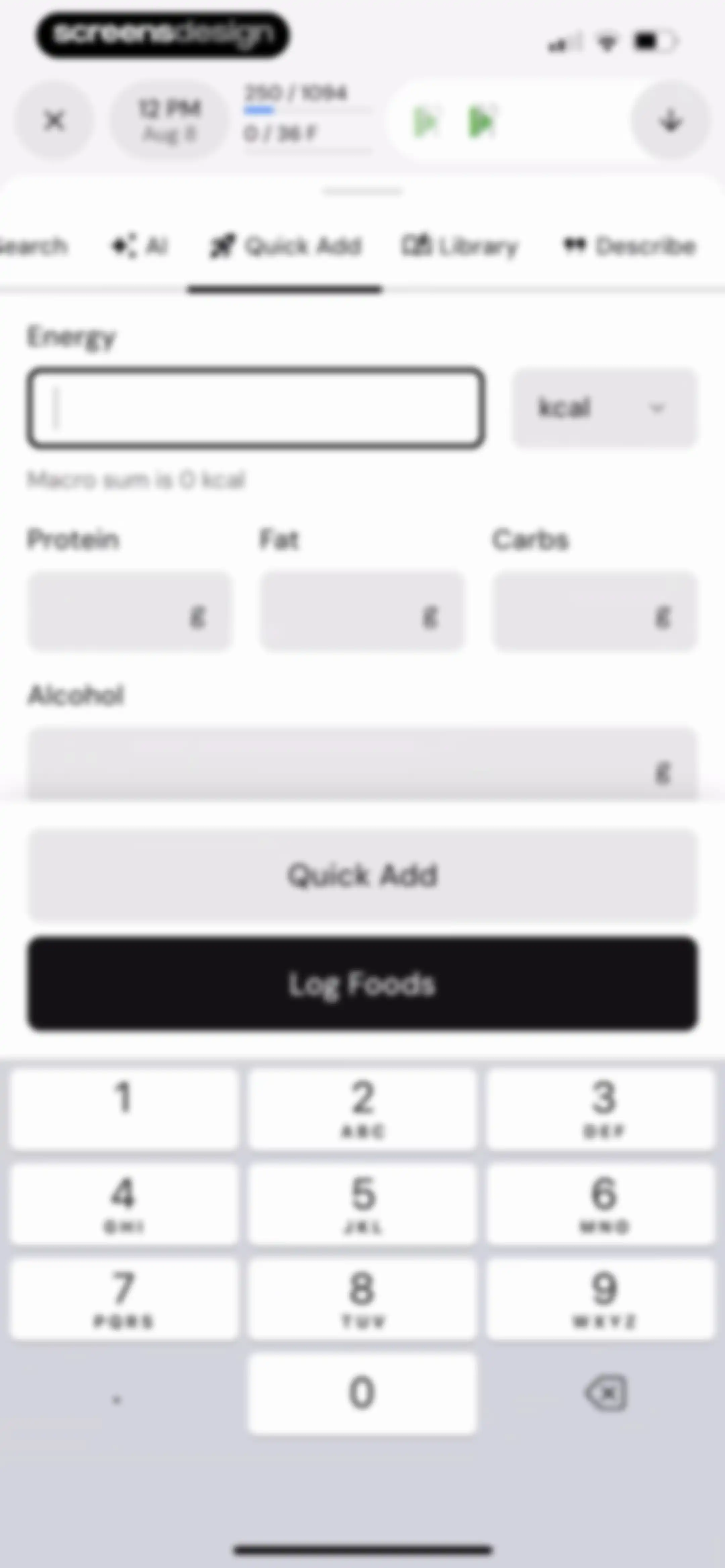 MacroFactor - Macro Tracker screen 224