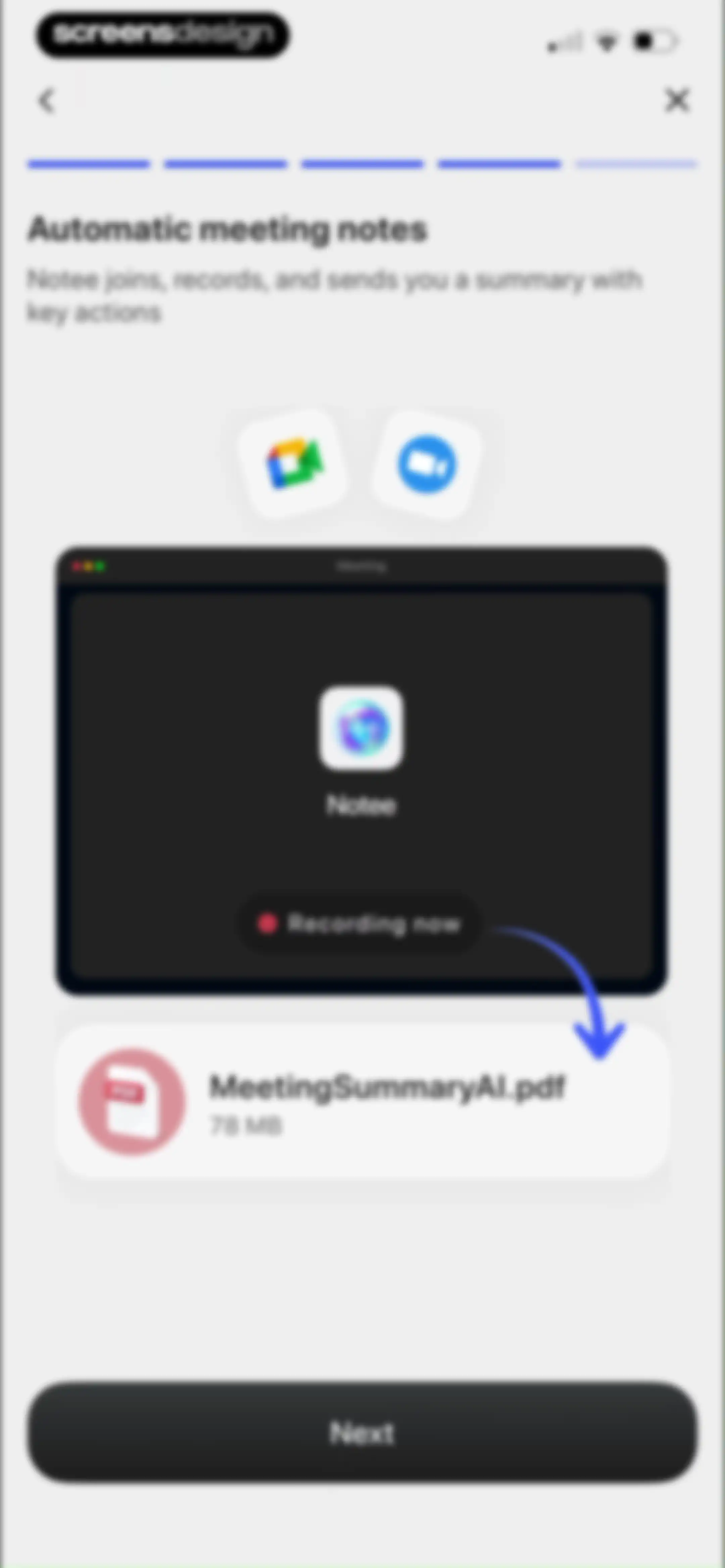 Notee: AI Note Taker screen 80