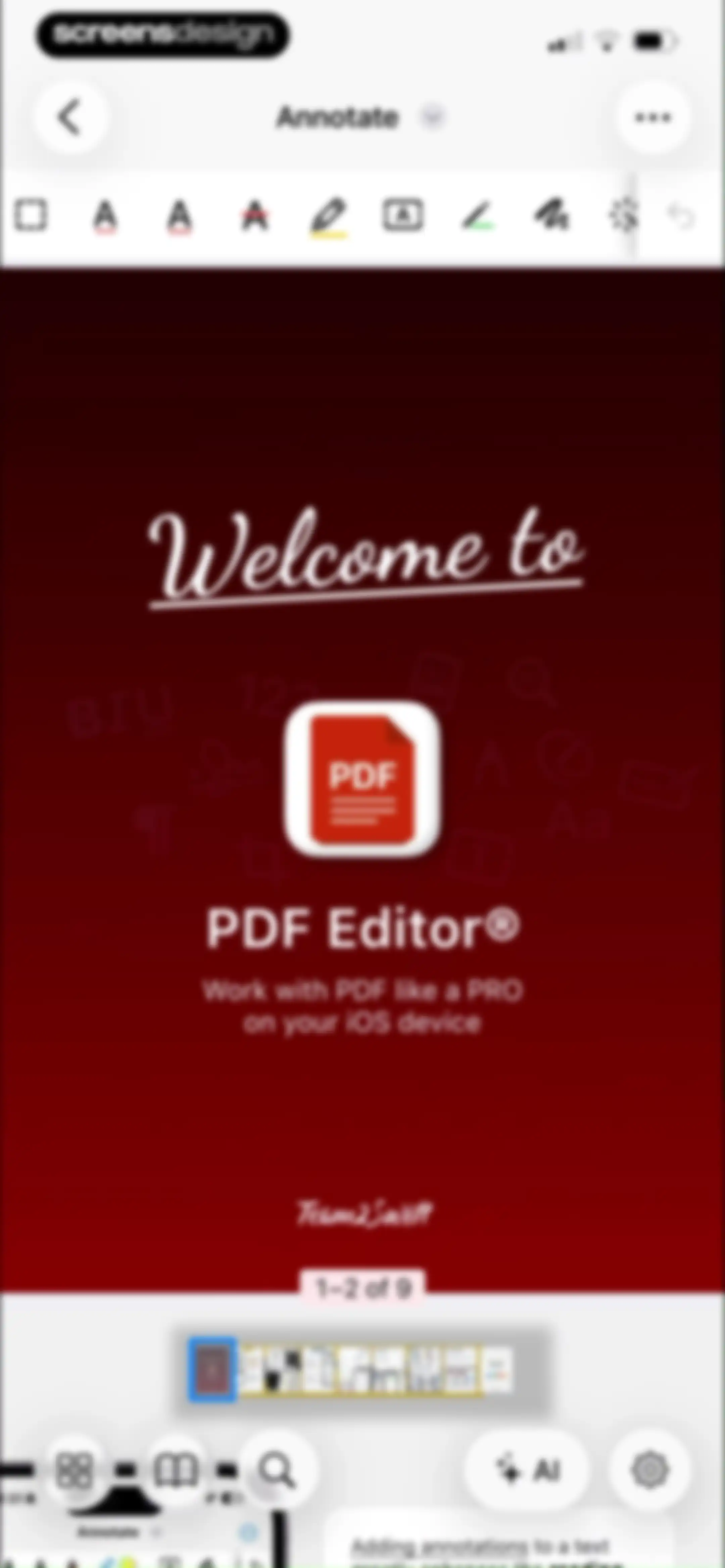 PDF Editor ® screen 14