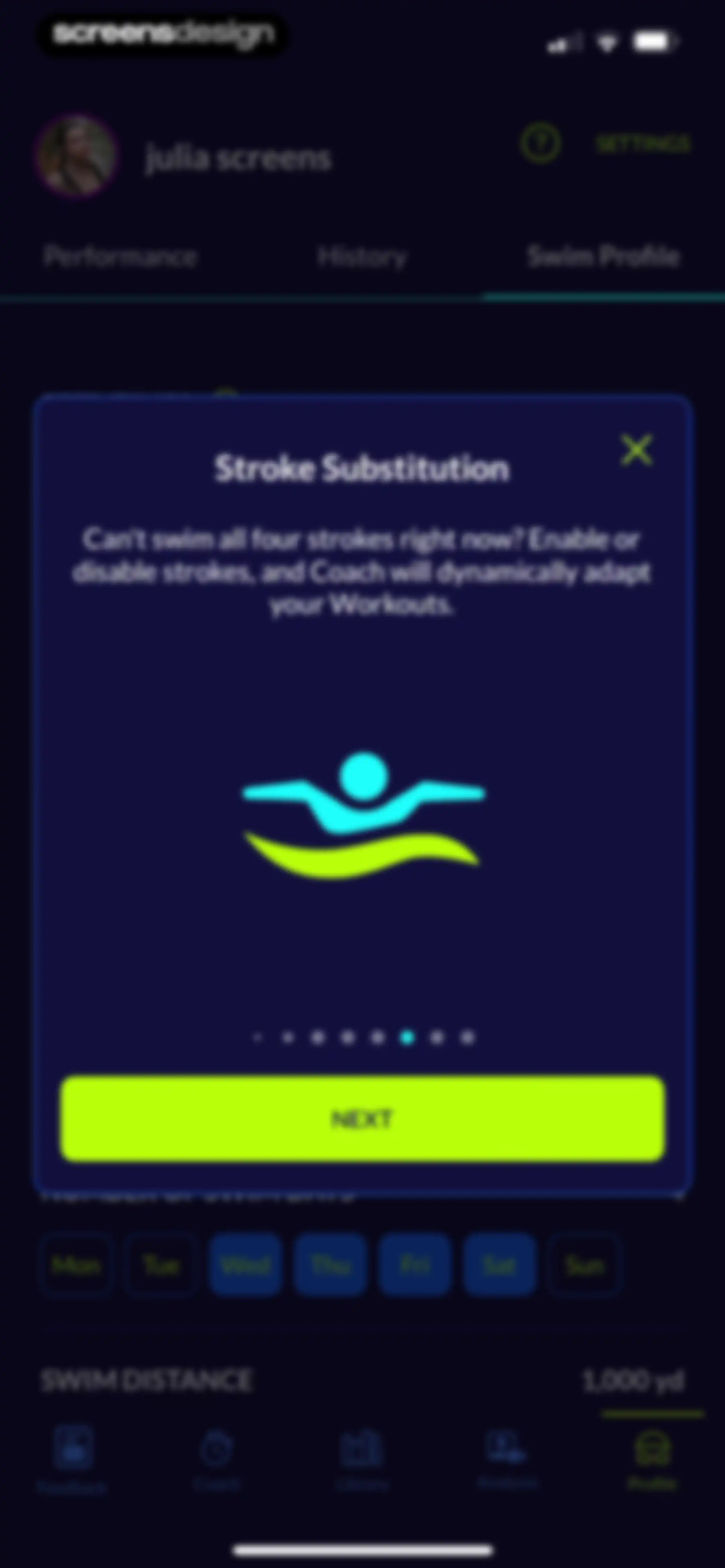 MySwimPro: #1 Swim Workout App screen 187