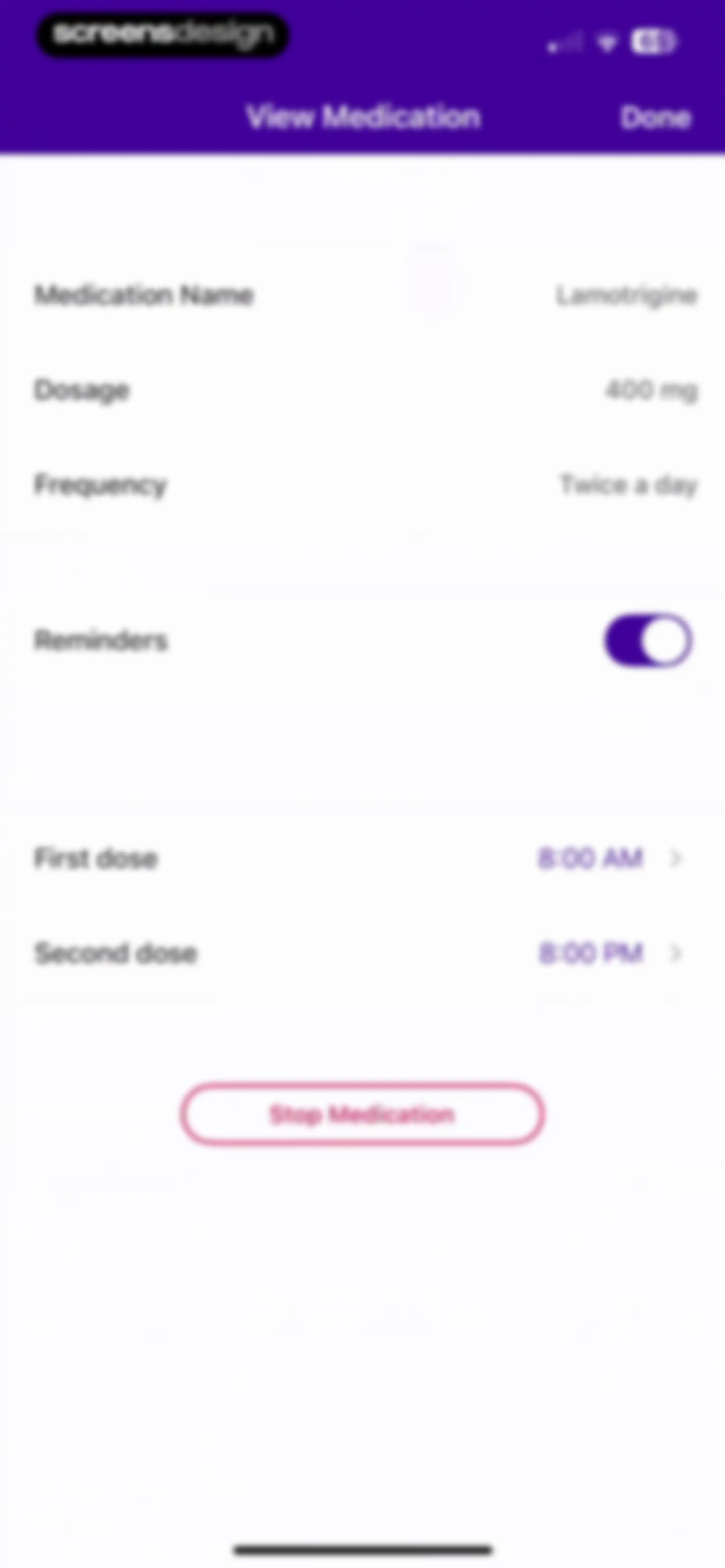 Epsy: Seizure Log for Epilepsy screen 102