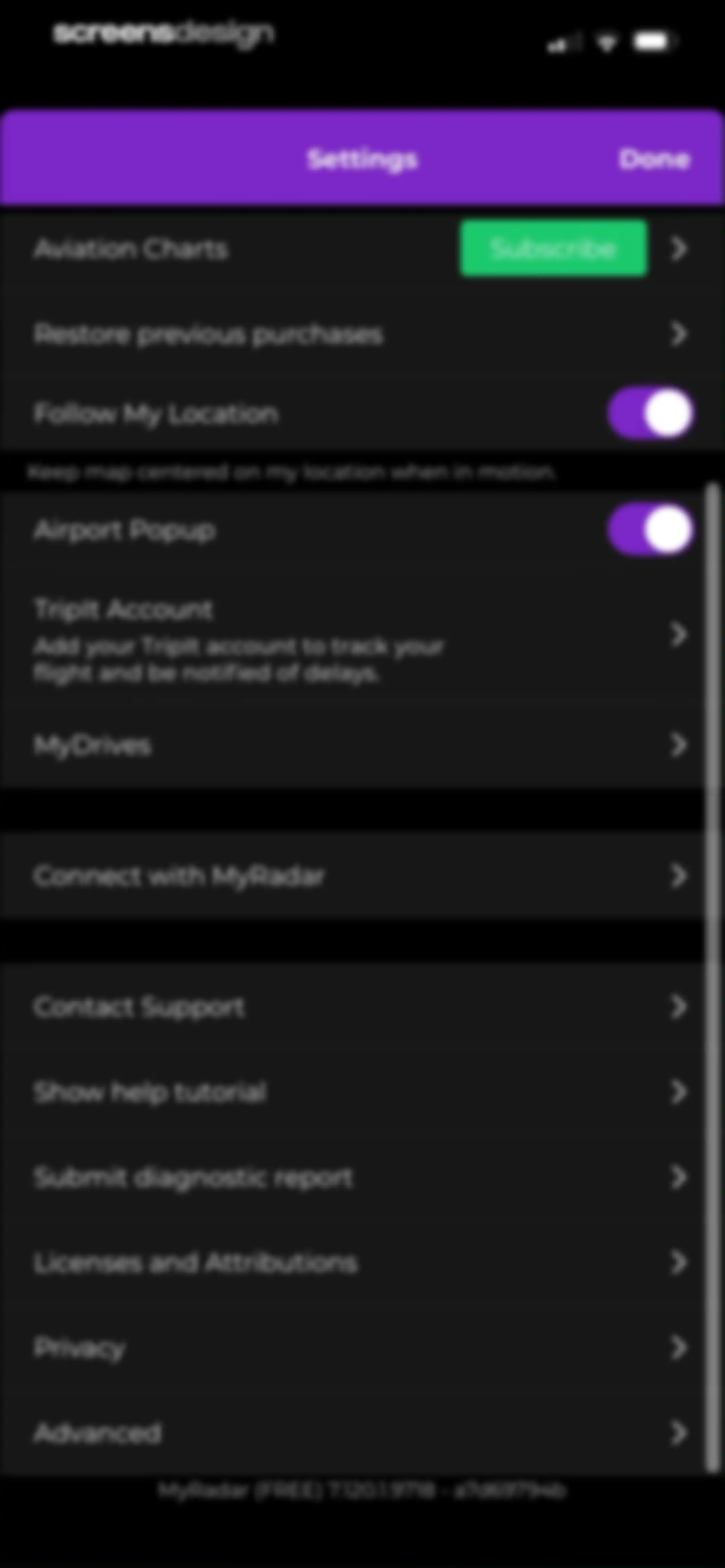 MyRadar Accurate Weather Radar screen 102