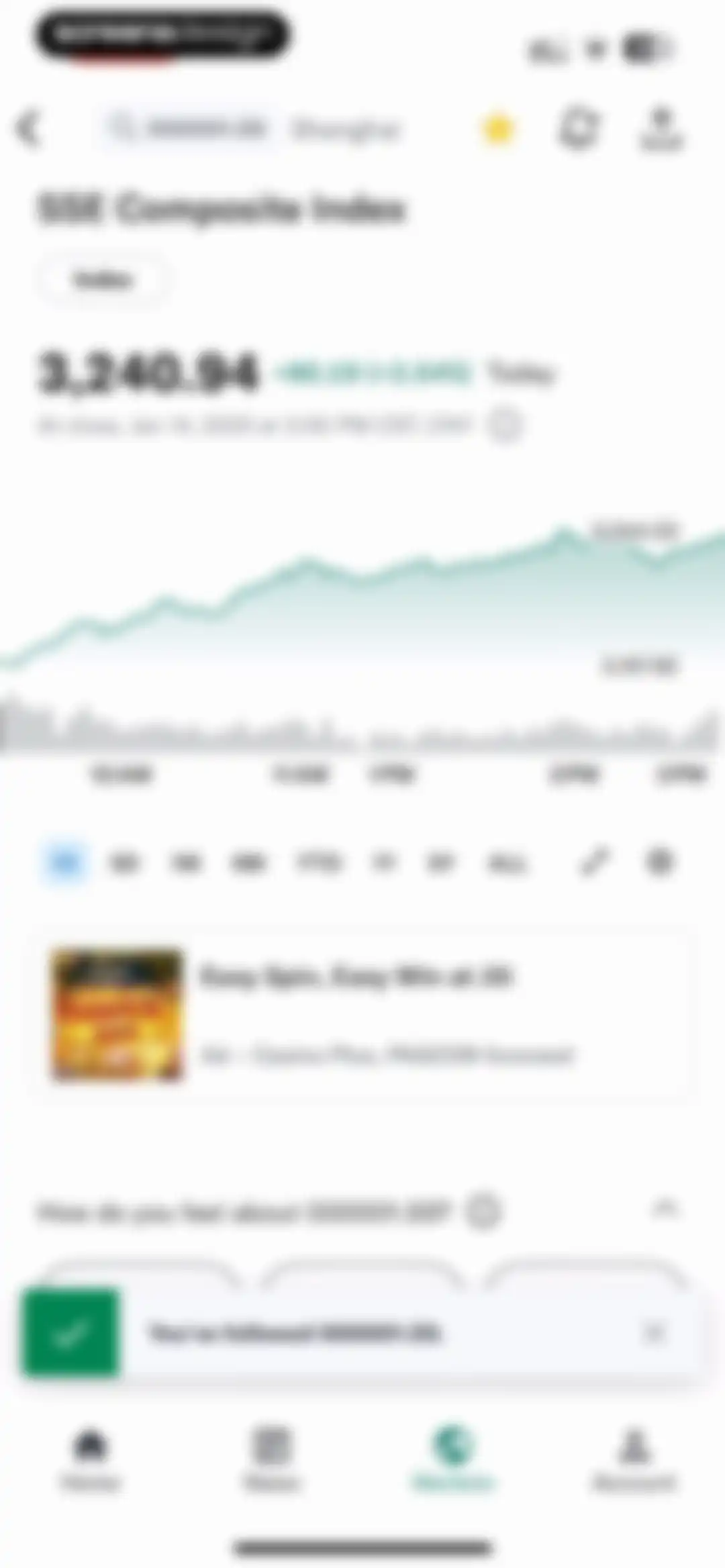 Yahoo Finance: Stocks, Markets screen 161